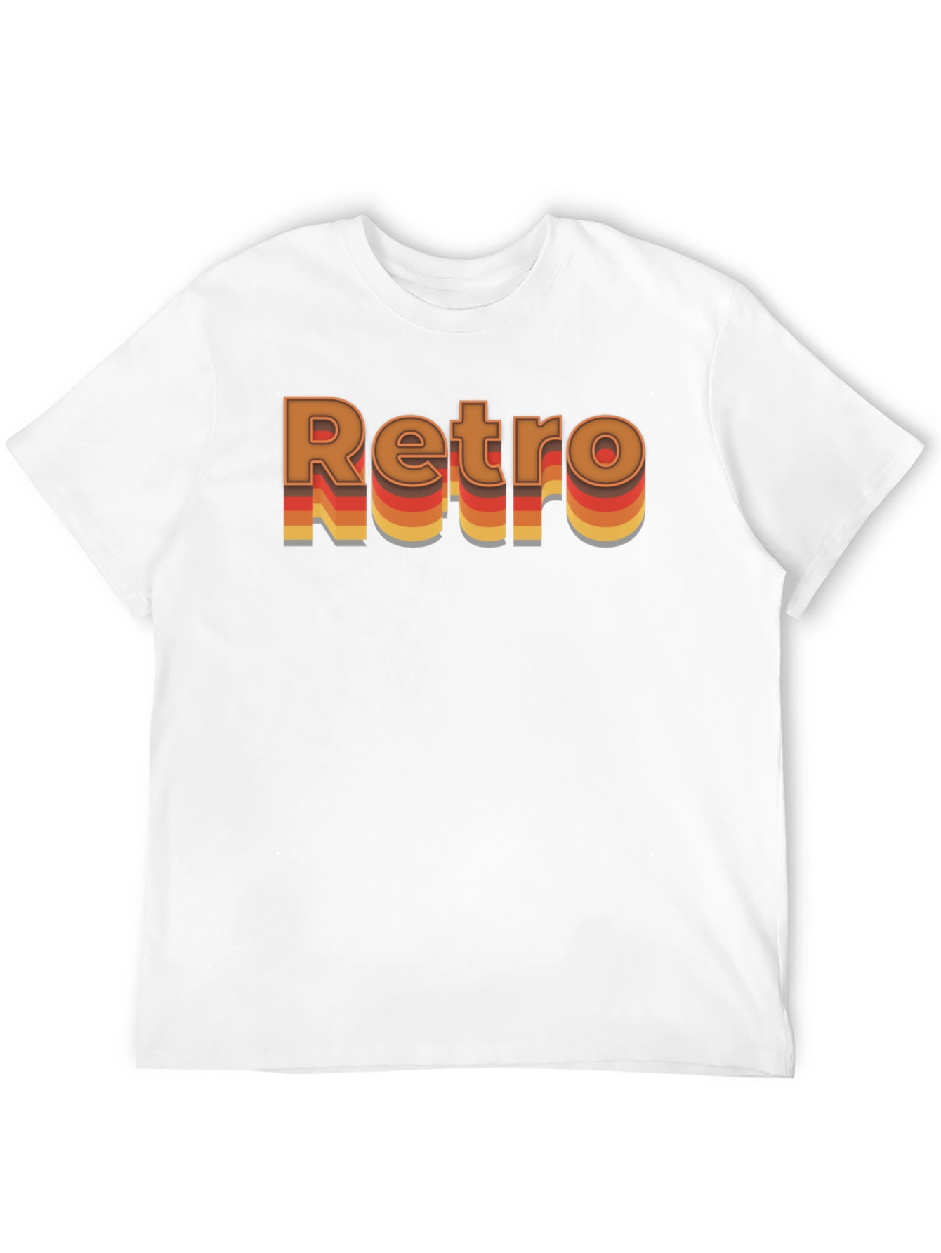 Retro Style Graphic T-Shirt - Black