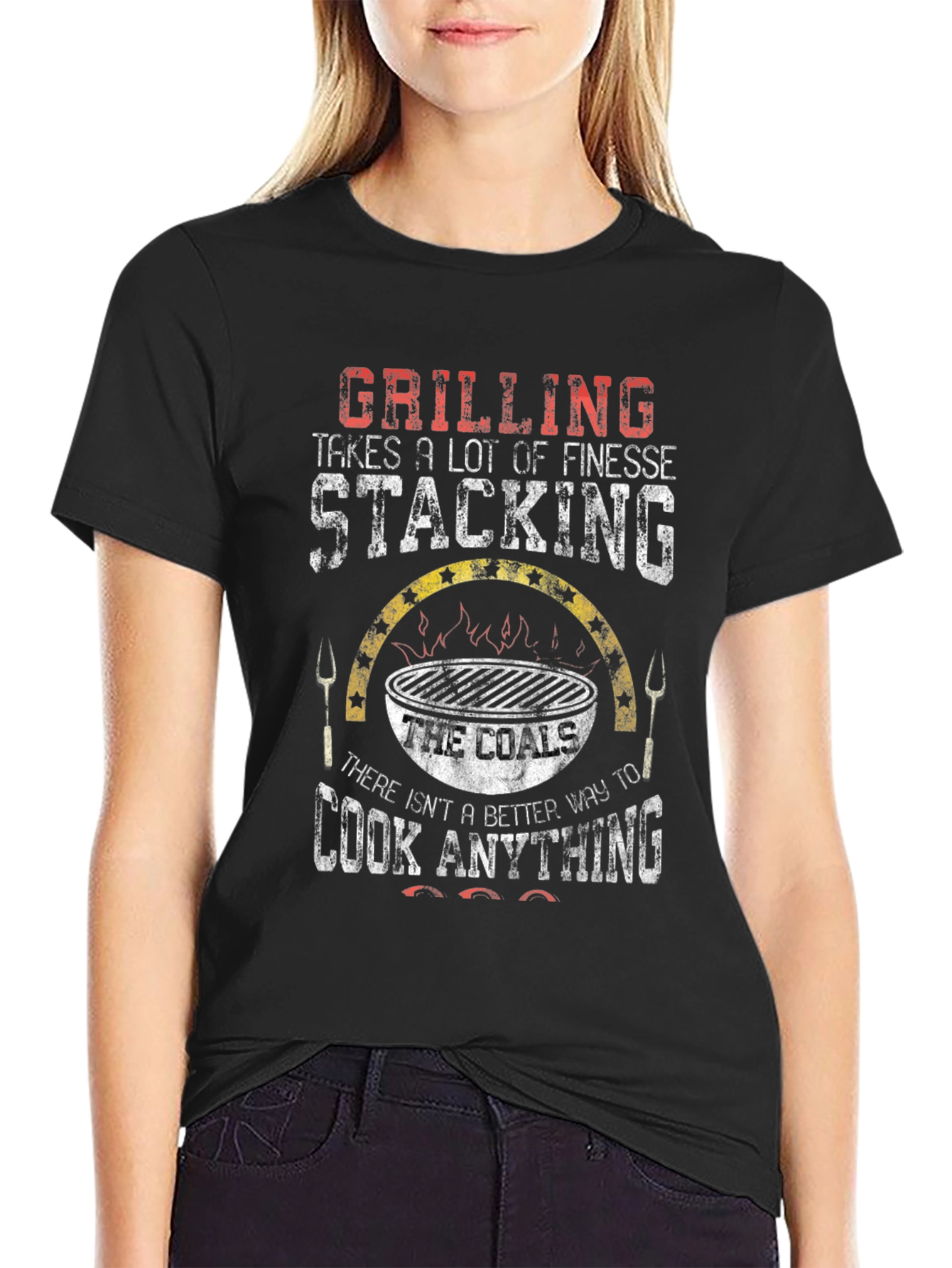 Grilling Coals T-Shirt - Cook Anything