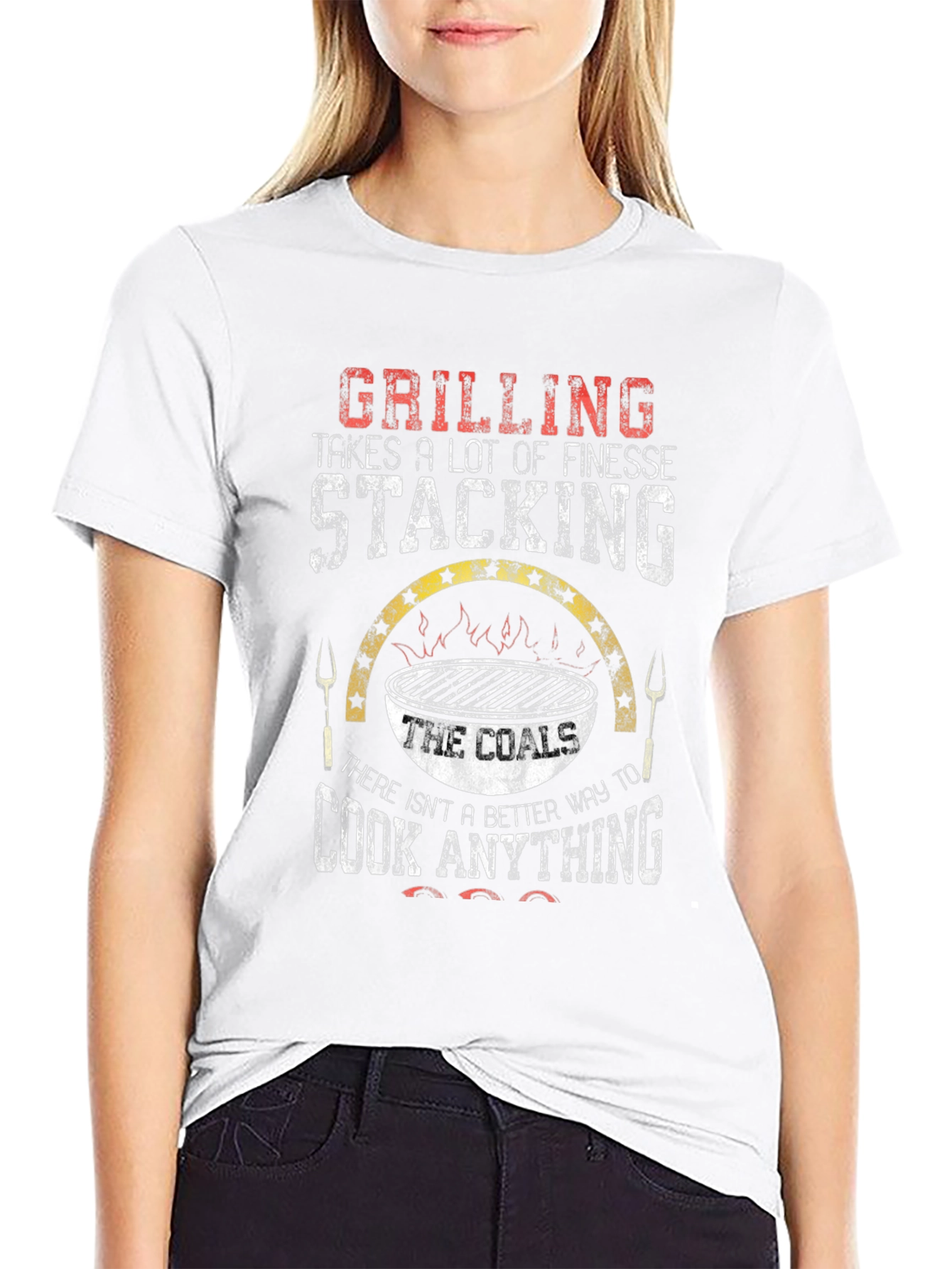 Grilling Coals T-Shirt - Cook Anything