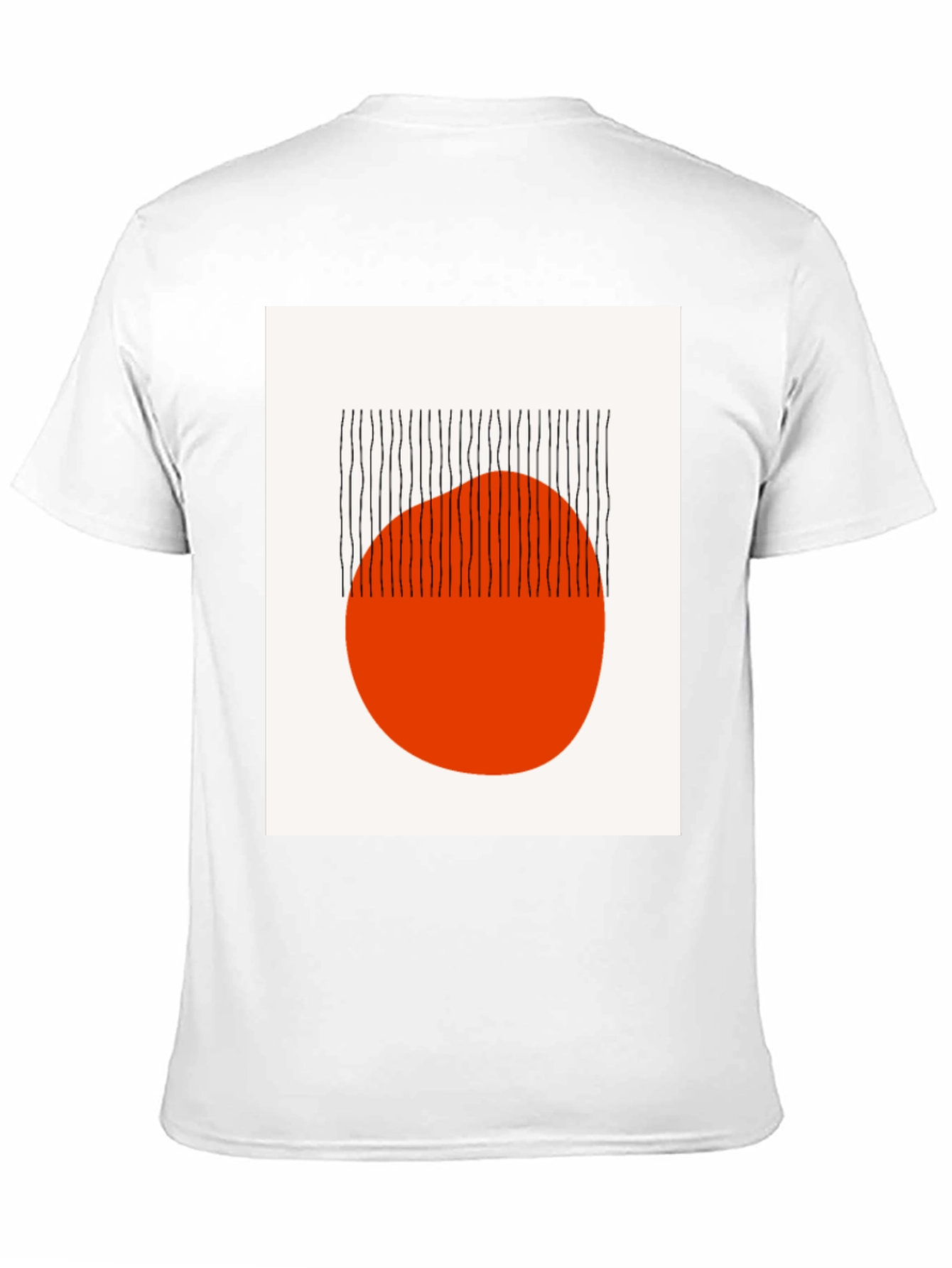 Modern Art Graphic Tee - Abstract Black Shirt