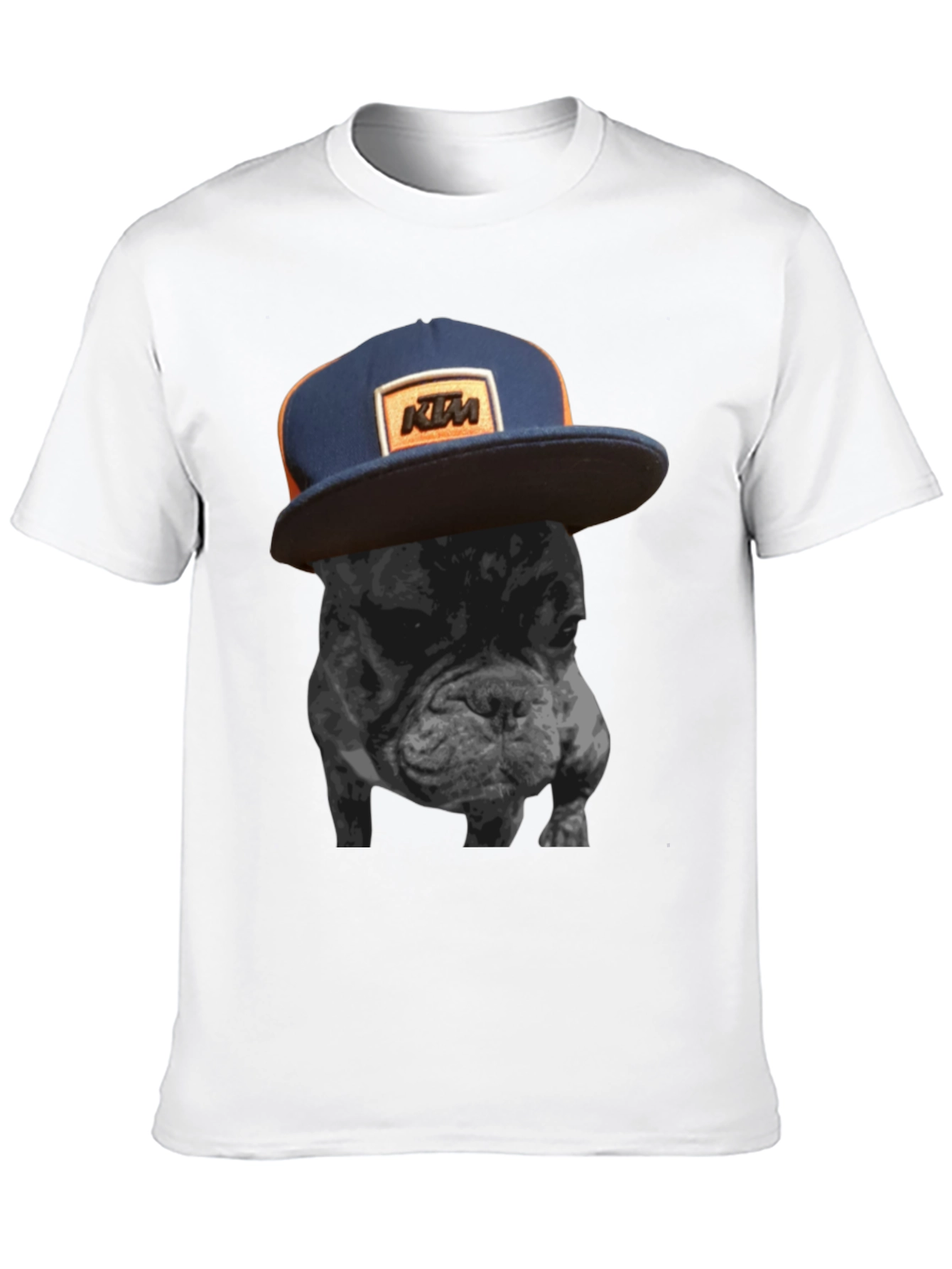 Cool Dog in KTM Hat Graphic Tee