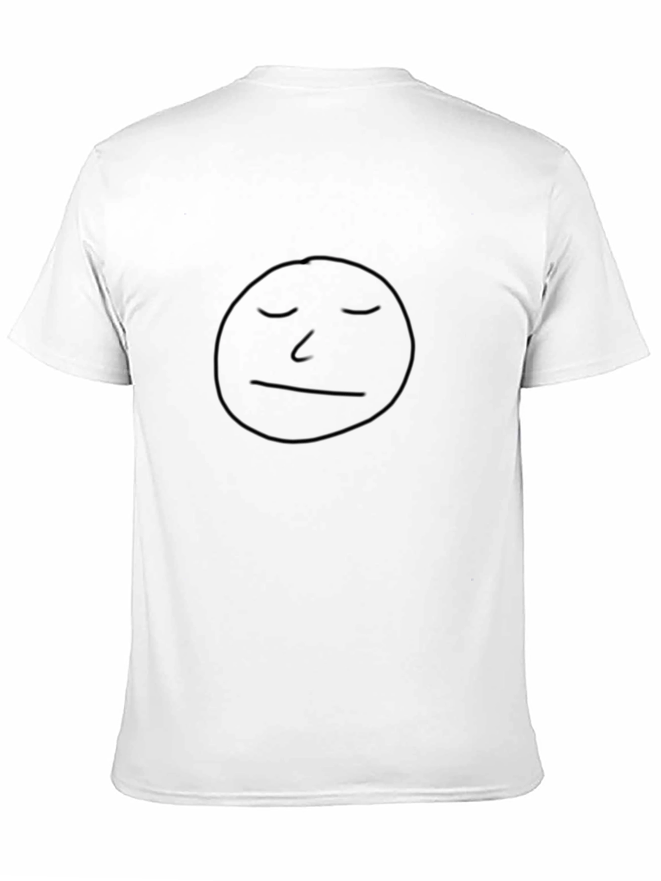 Relaxed Face Graphic T-Shirt - Soft Cotton Blend