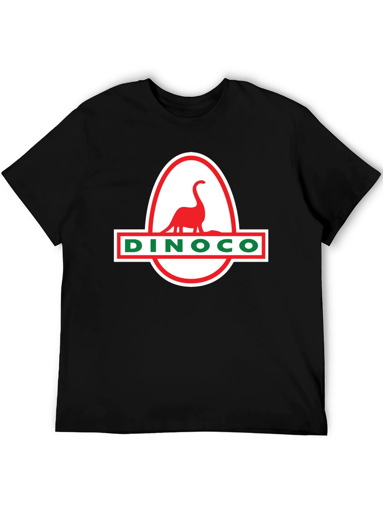 DINOCO T-Shirt - Black Classic Dinosaur Design