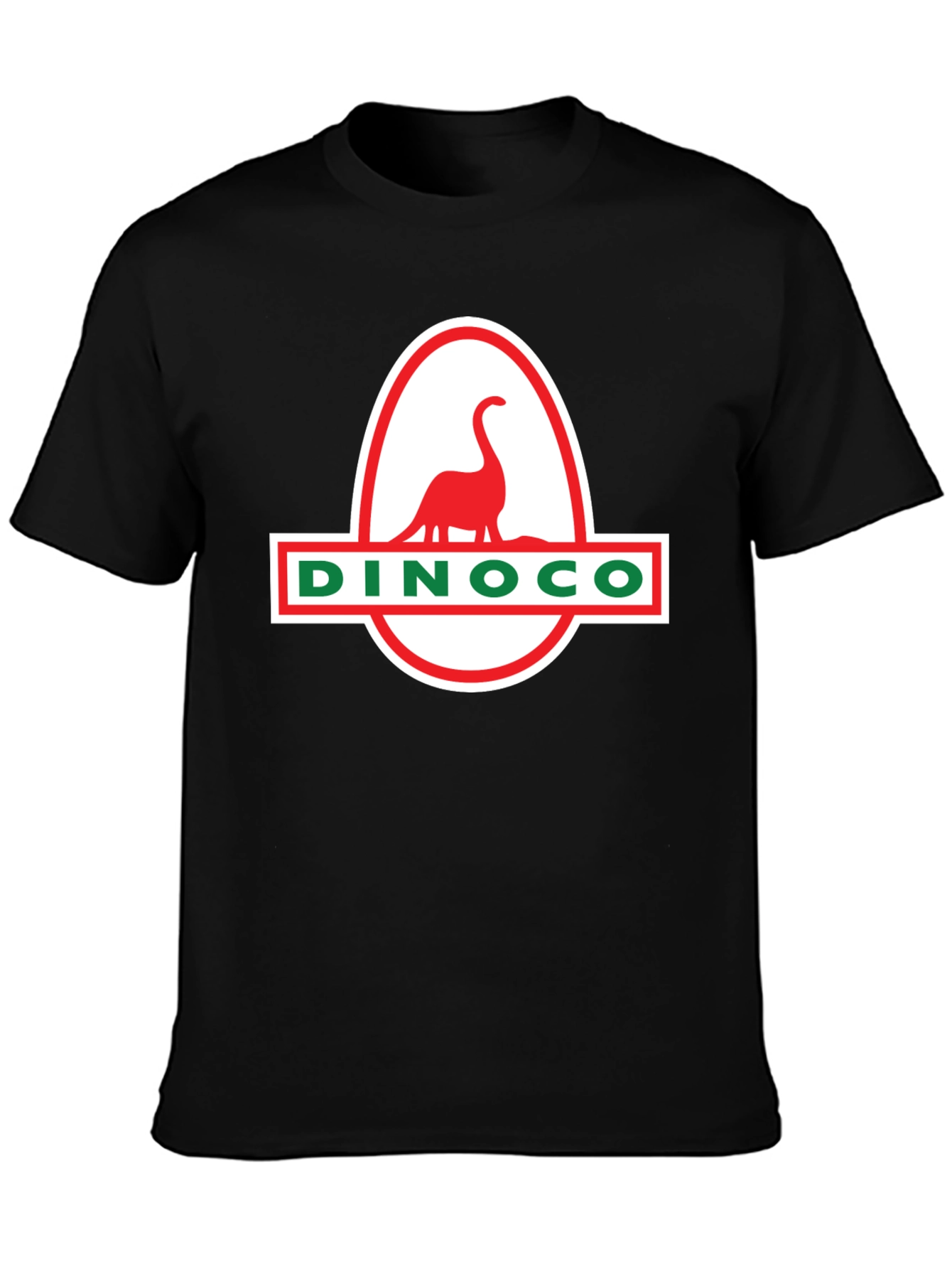 DINOCO T-Shirt - Black Classic Dinosaur Design