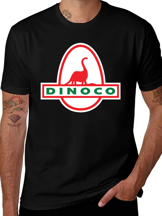 DINOCO T-Shirt - Black Classic Dinosaur Design