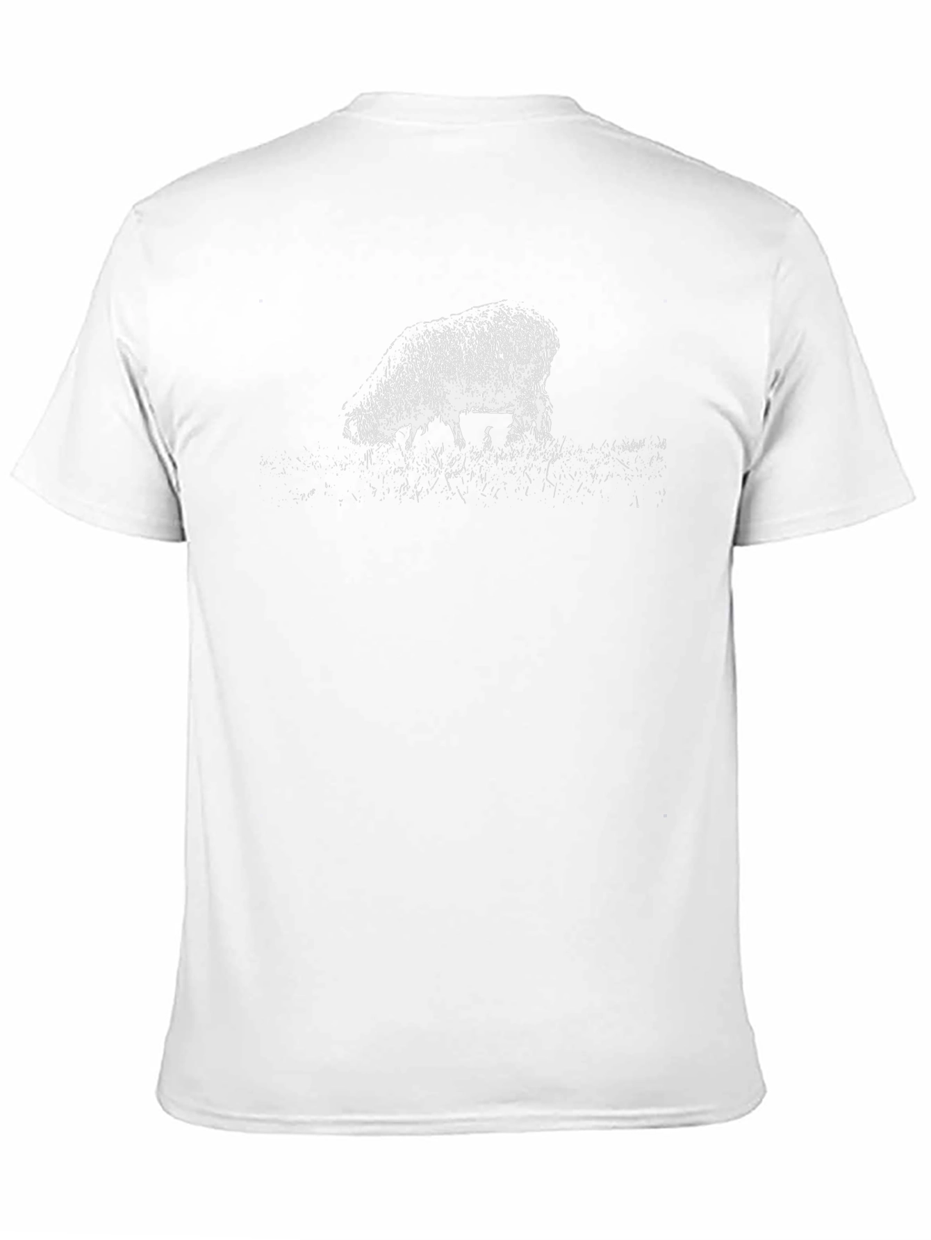 Sheep Graphic T-Shirt - Stylish Black Cotton Tee