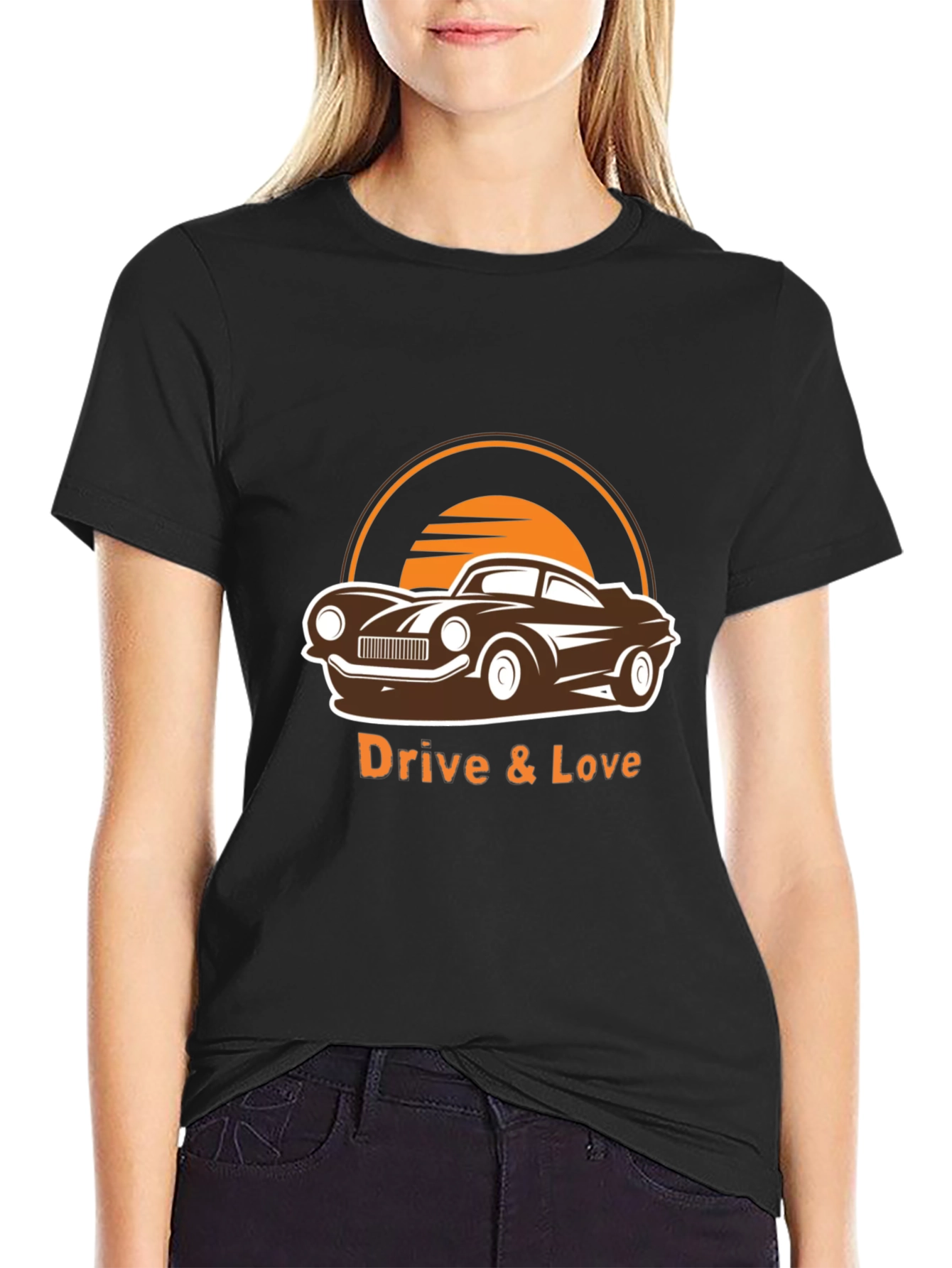 Drive & Love Car Graphic Tee