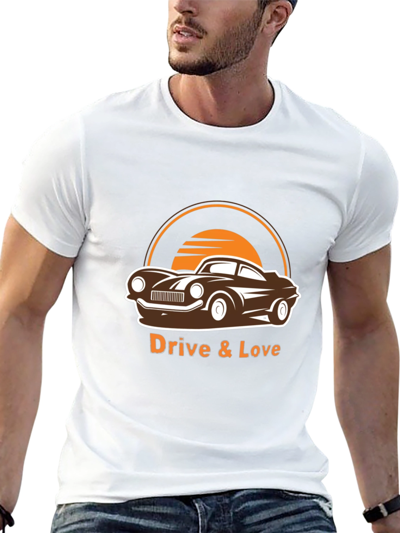 Drive & Love Car Graphic Tee
