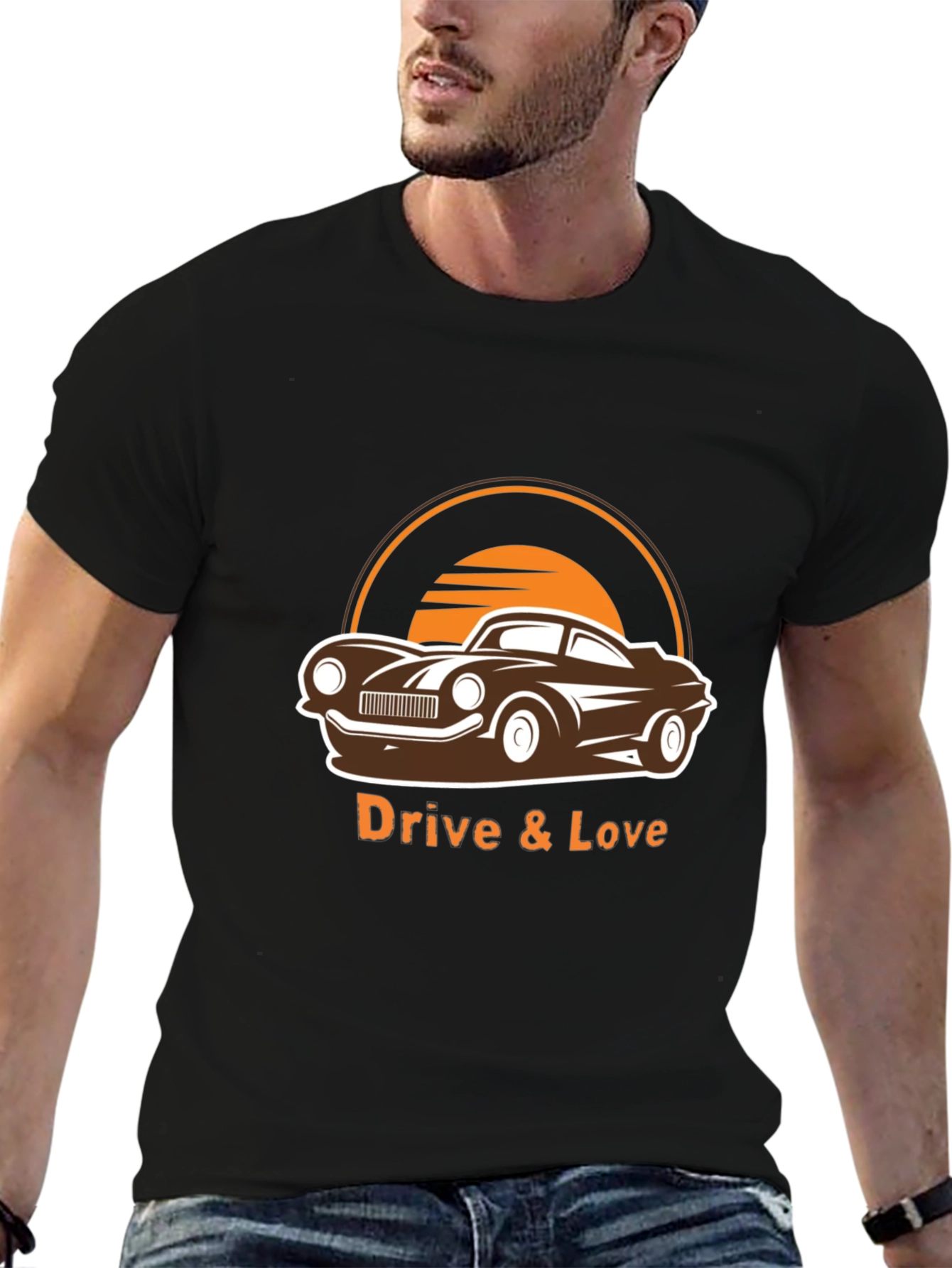 Drive & Love Car Graphic Tee