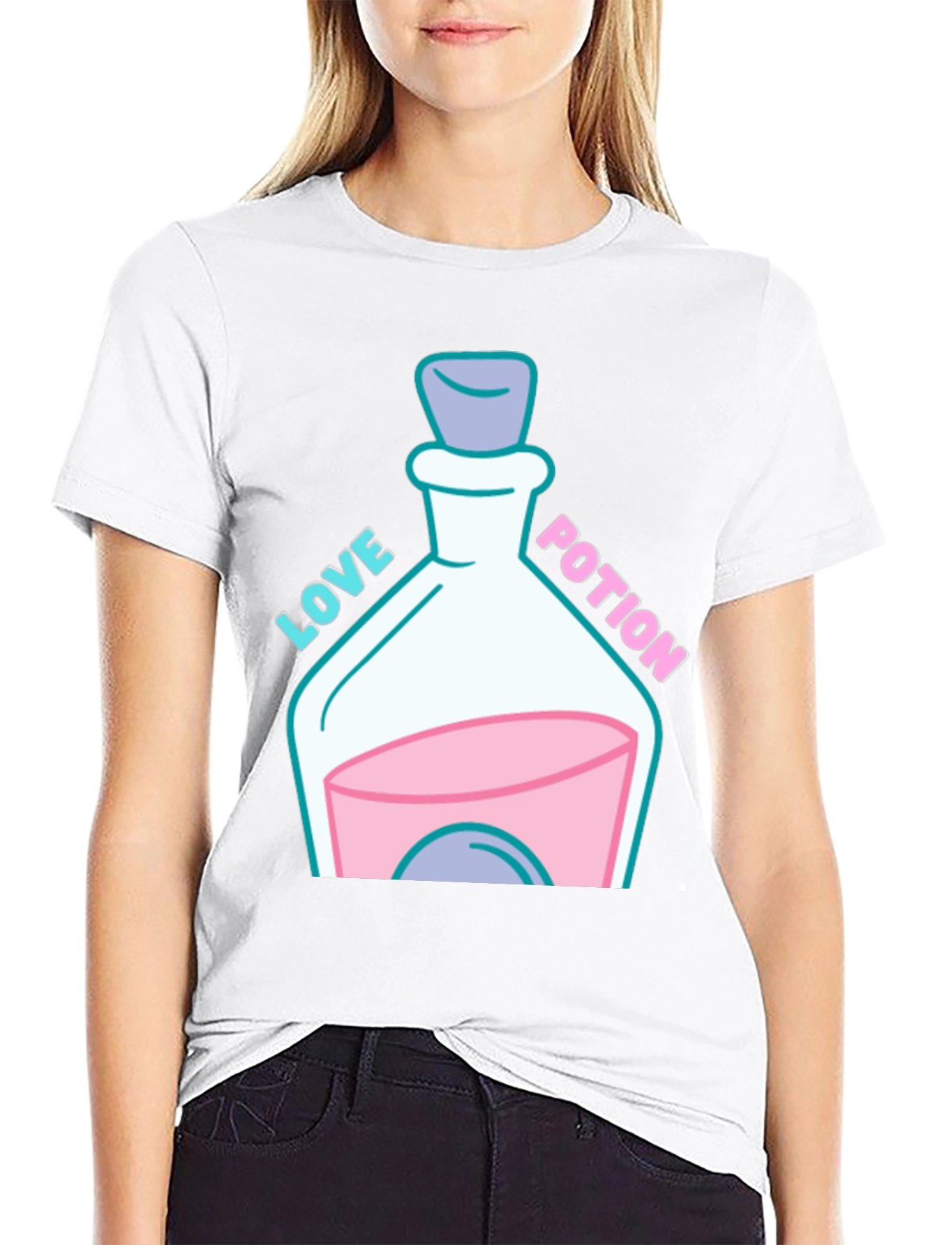 Love Potion Graphic T-Shirt - Quirky & Fun Design