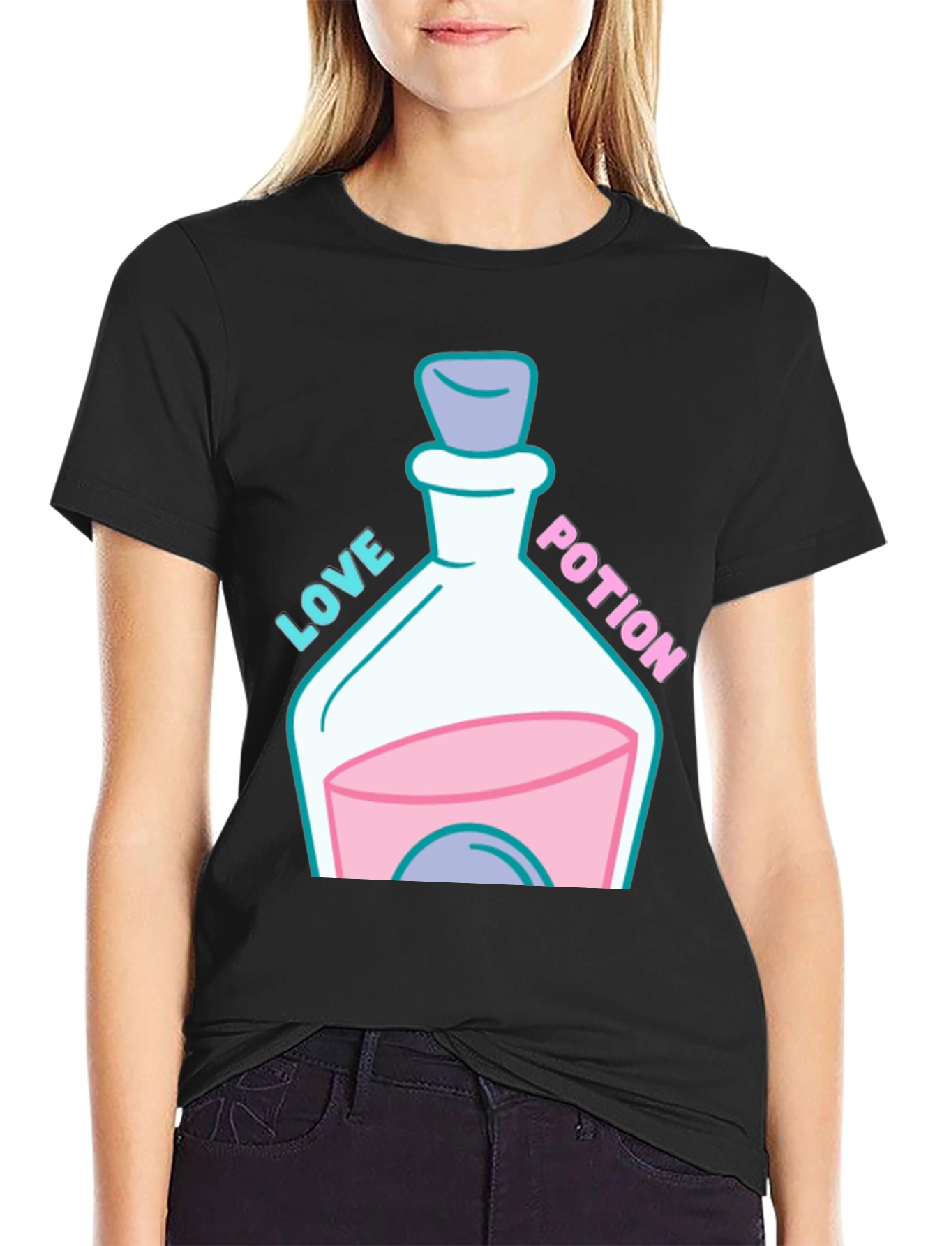 Love Potion Graphic T-Shirt - Quirky & Fun Design