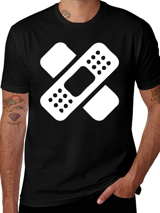 Bandage Graphic Tee - Funny First Aid Shirt