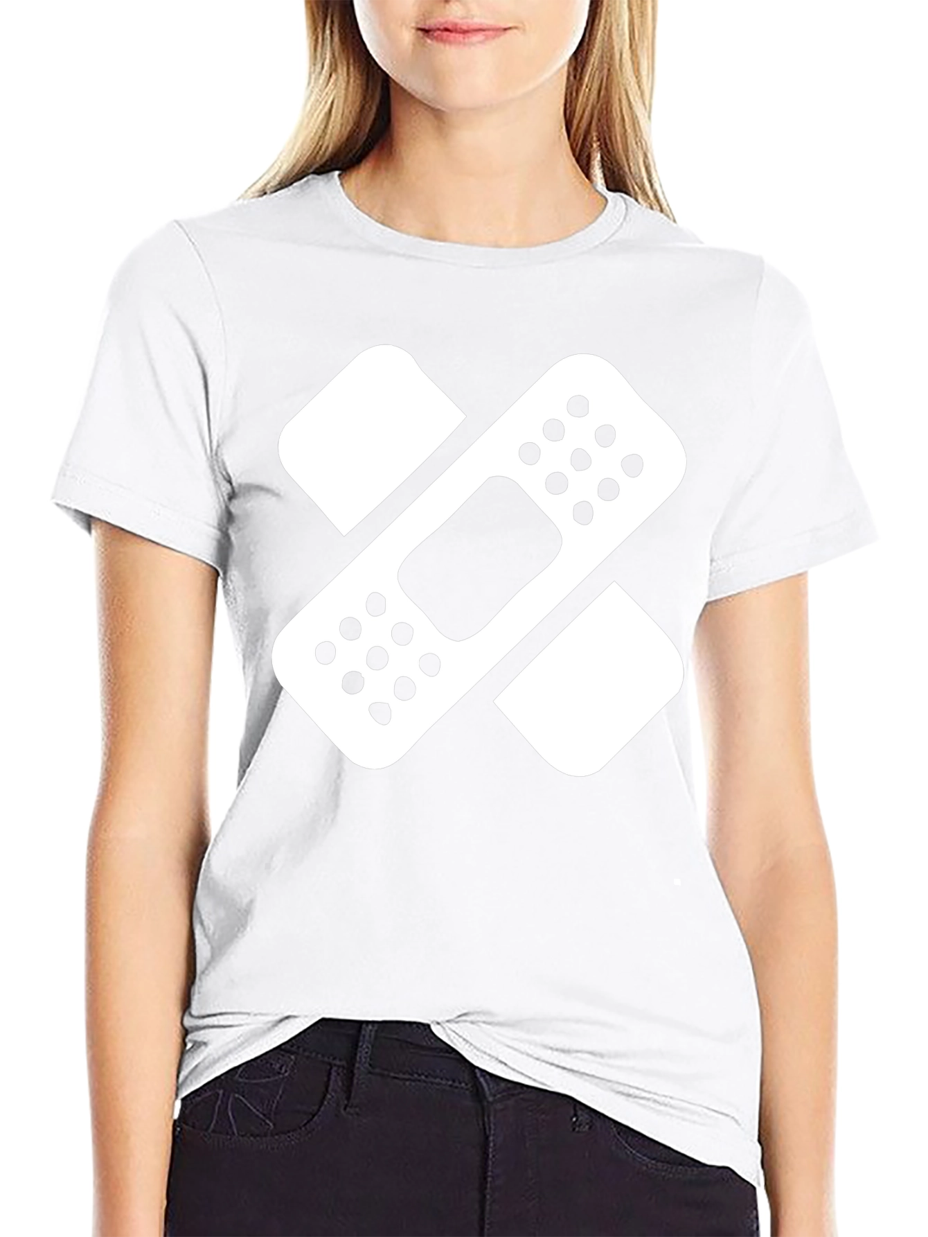 Bandage Graphic Tee - Funny First Aid Shirt