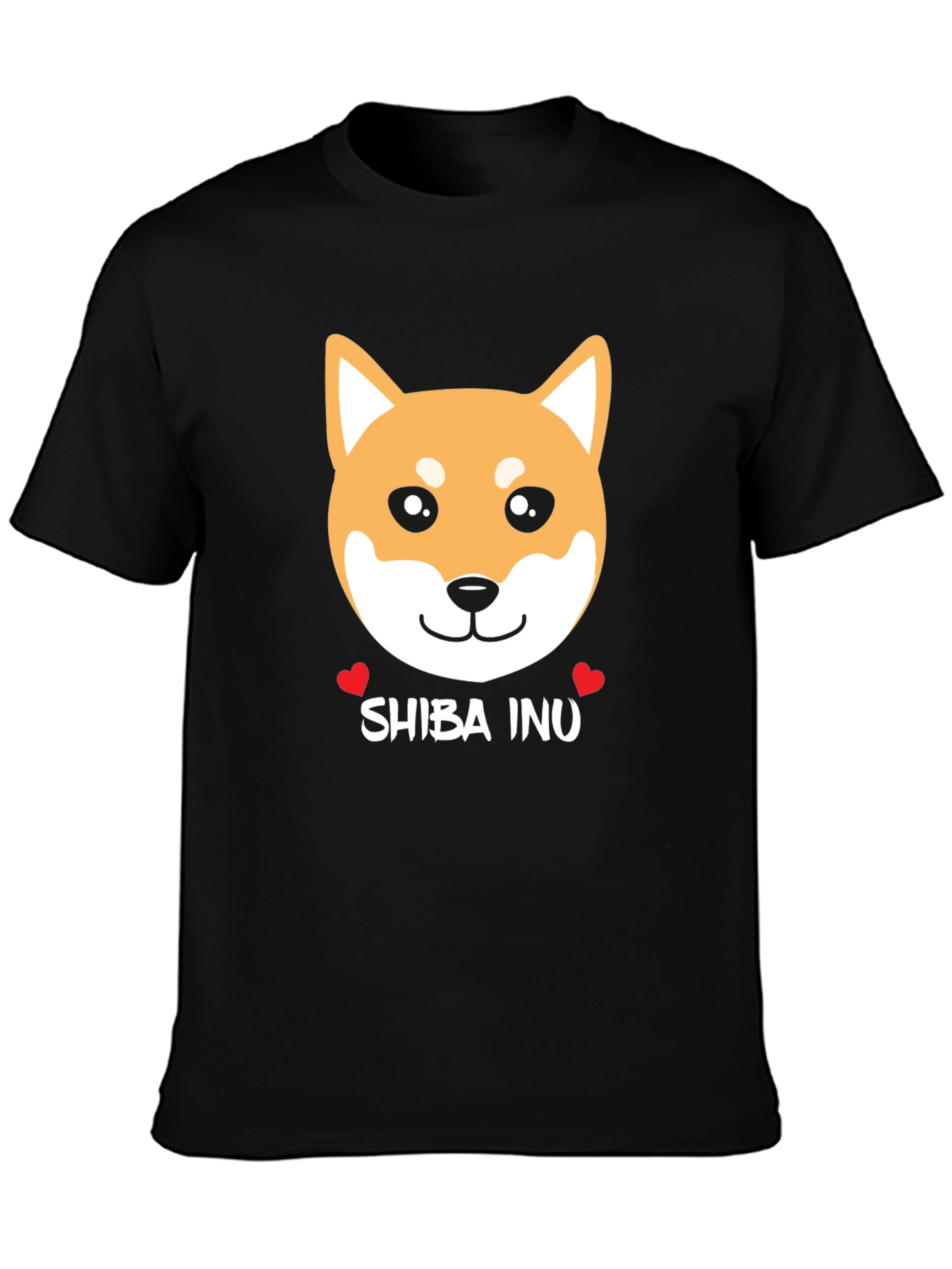 Shiba Inu Dog Graphic Print T-Shirt