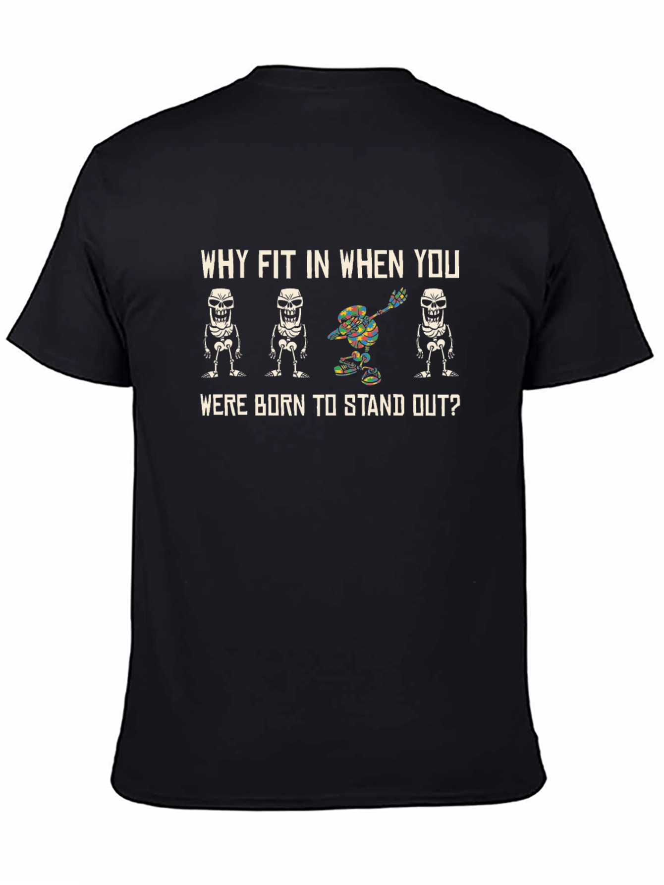 Stand Out Skeleton T-Shirt - Be Unique!