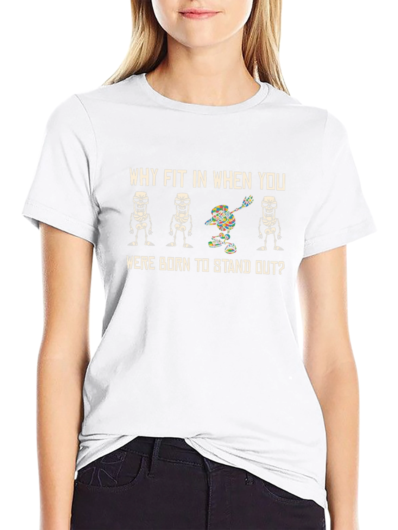 Stand Out Skeleton T-Shirt - Be Unique!
