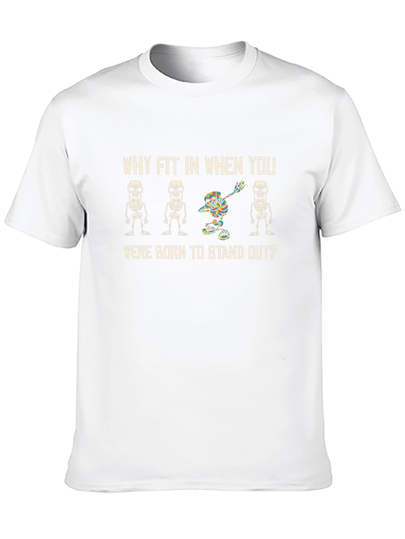 Stand Out Skeleton T-Shirt - Be Unique!