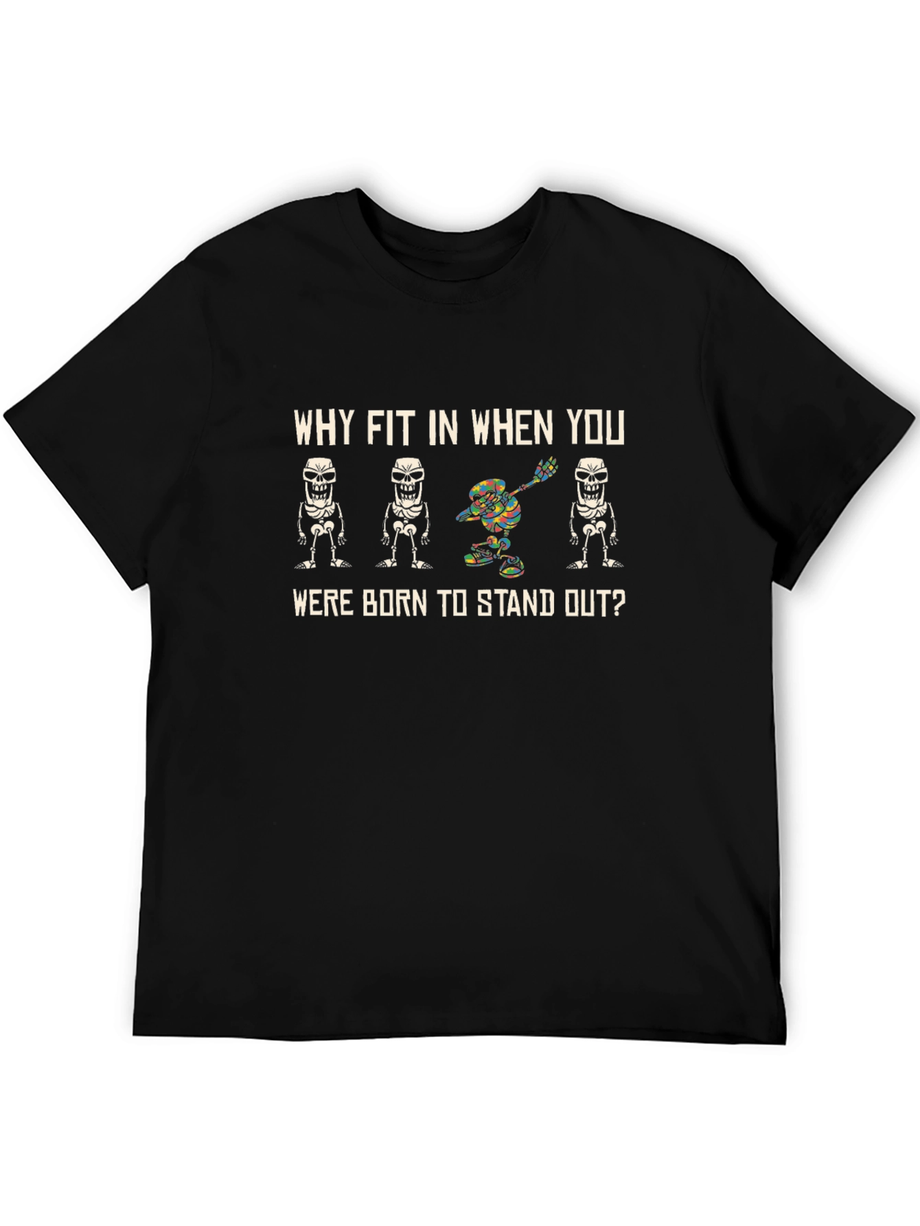 Stand Out Skeleton T-Shirt - Be Unique!