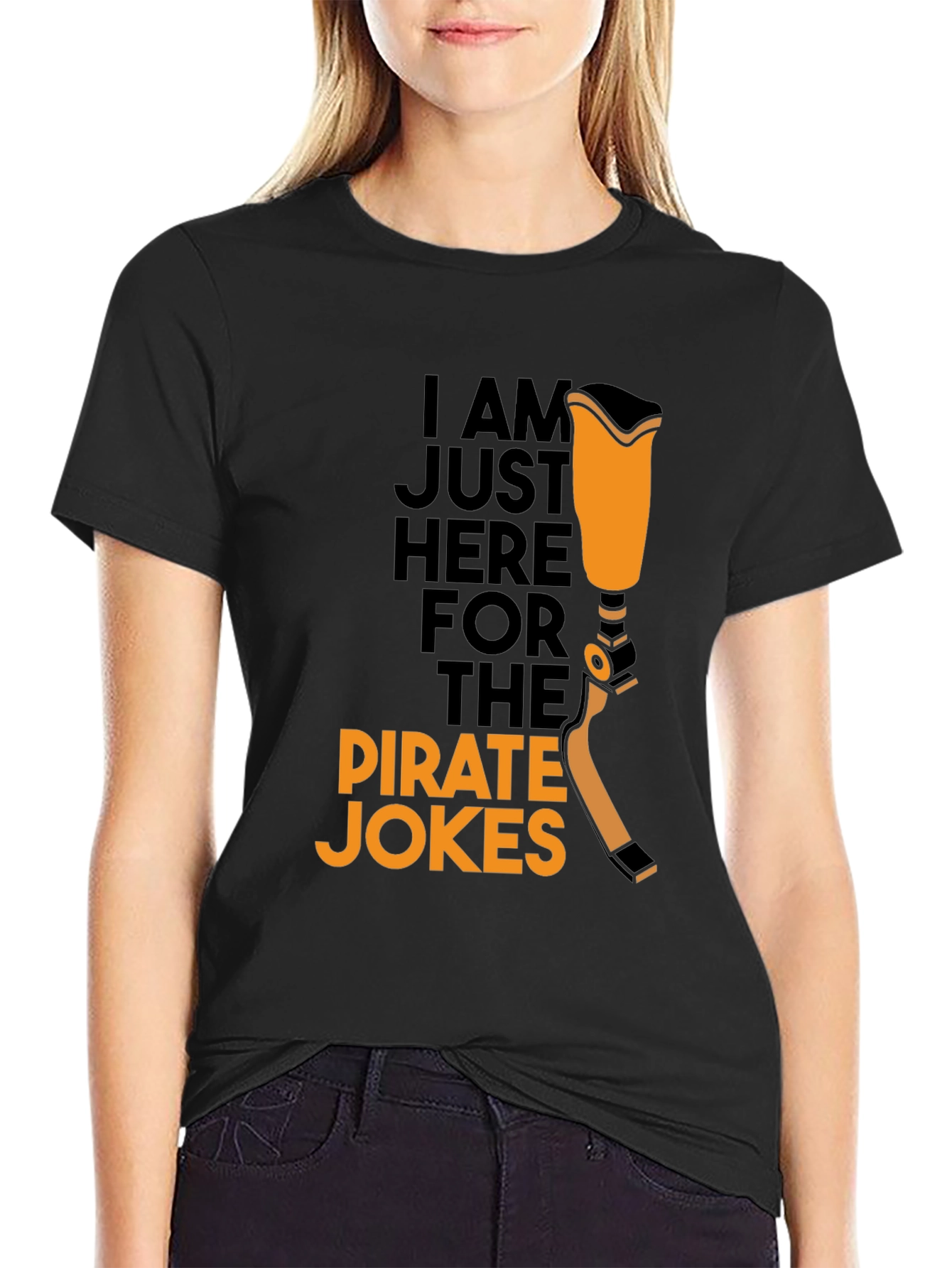 Pirate Jokes Amputee Leg Humor T-Shirt