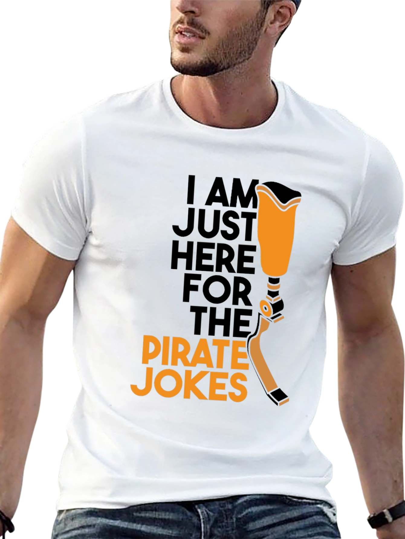 Pirate Jokes Amputee Leg Humor T-Shirt