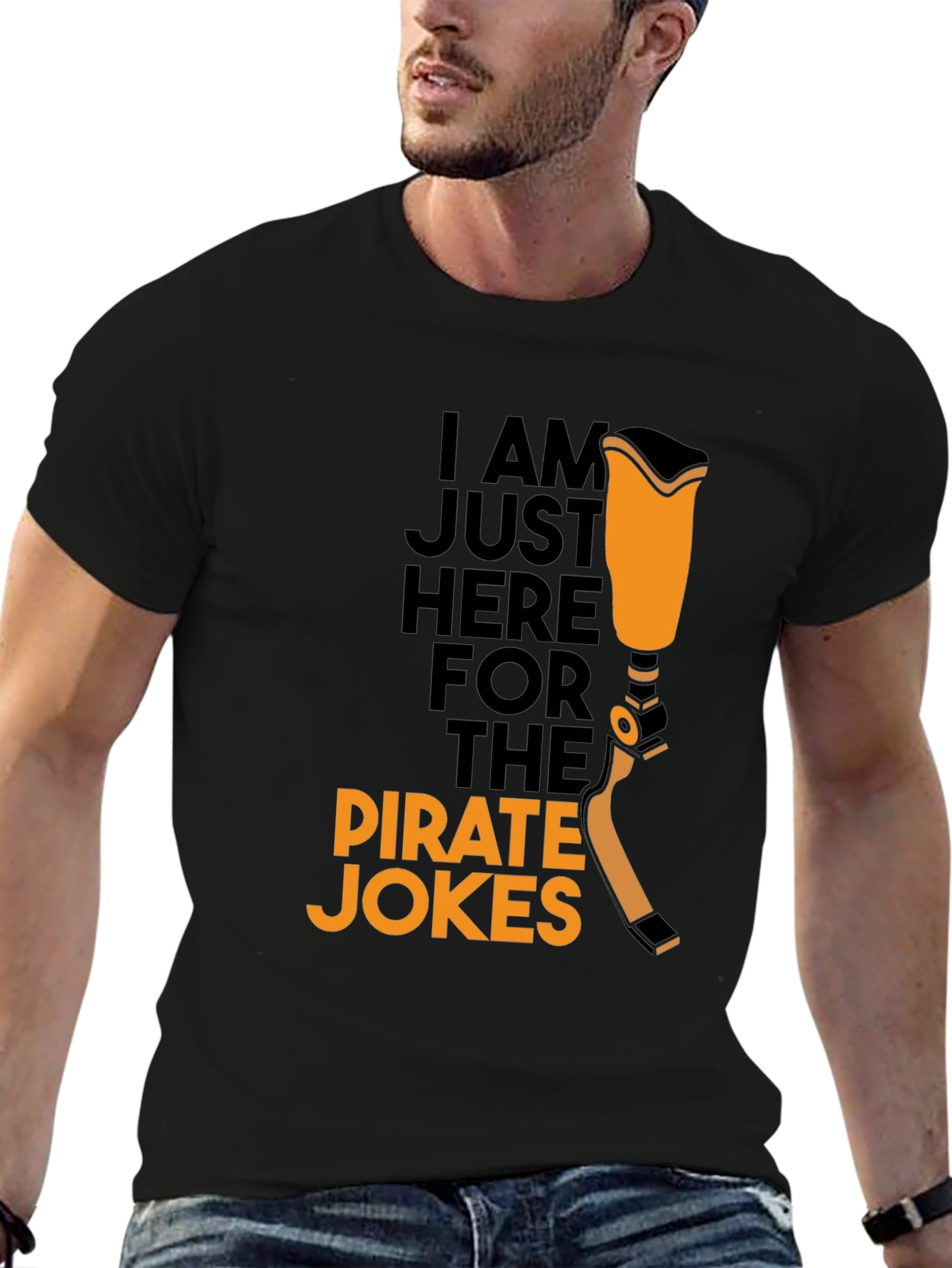 Pirate Jokes Amputee Leg Humor T-Shirt