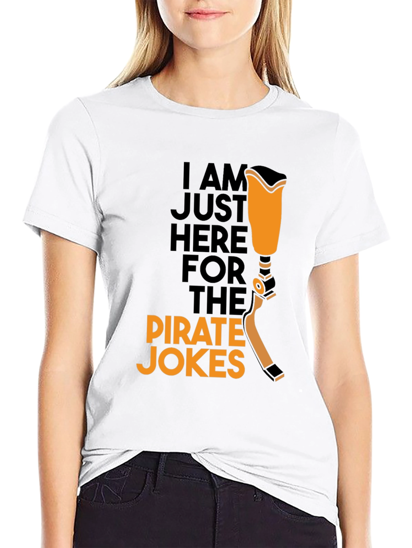 Pirate Jokes Amputee Leg Humor T-Shirt