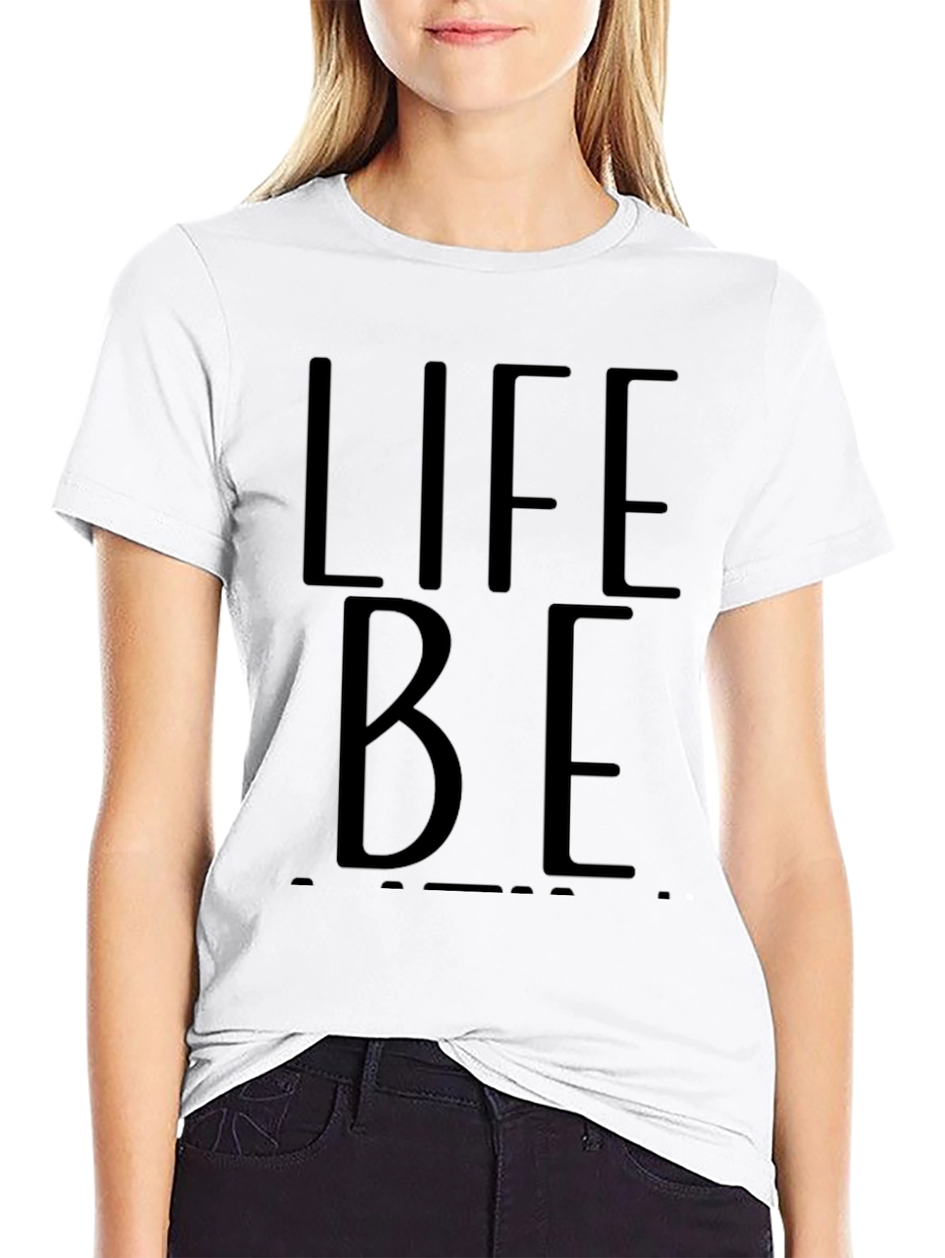 Life Be Graphic T-Shirt - Black