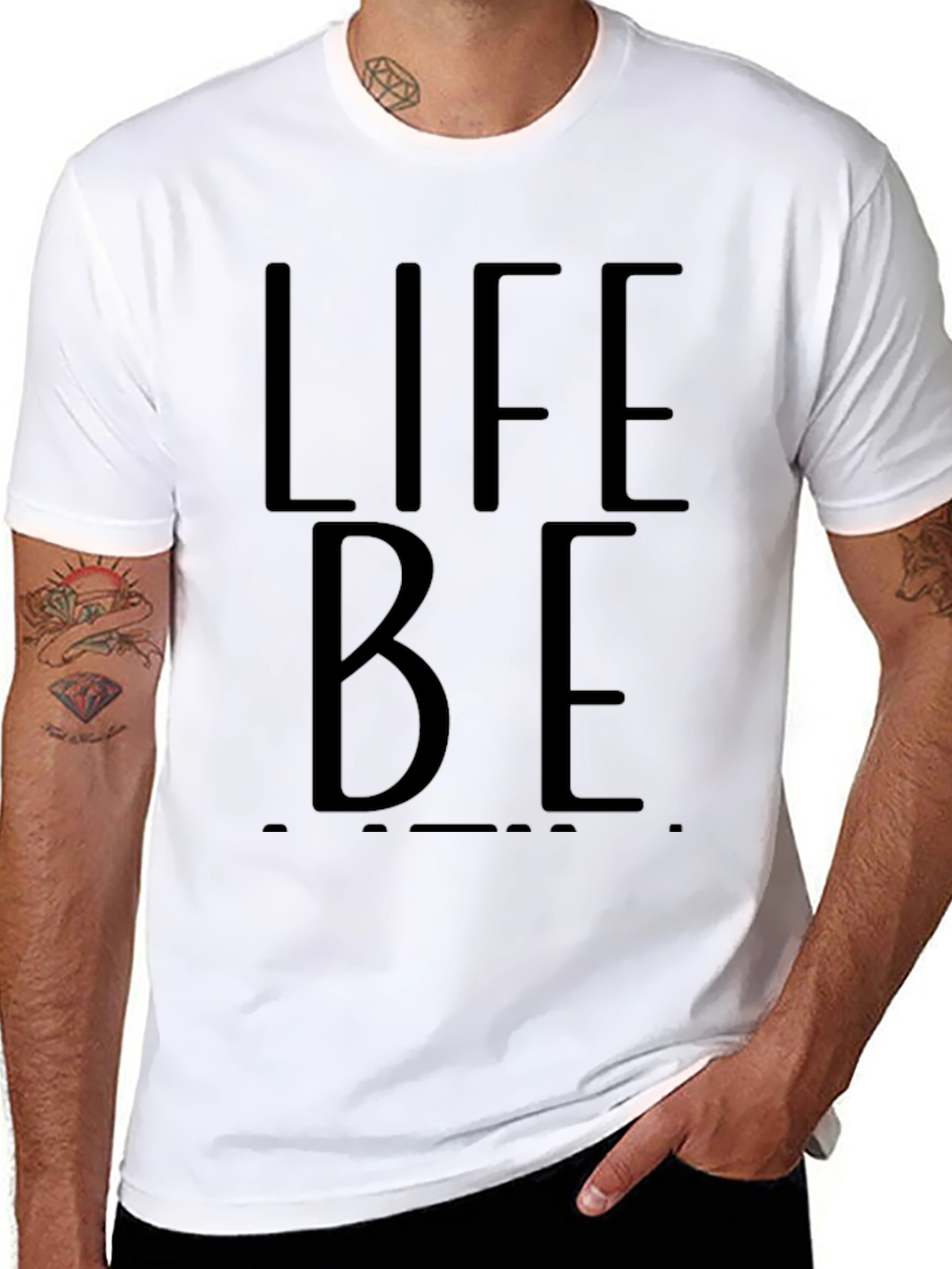 Life Be Graphic T-Shirt - Black