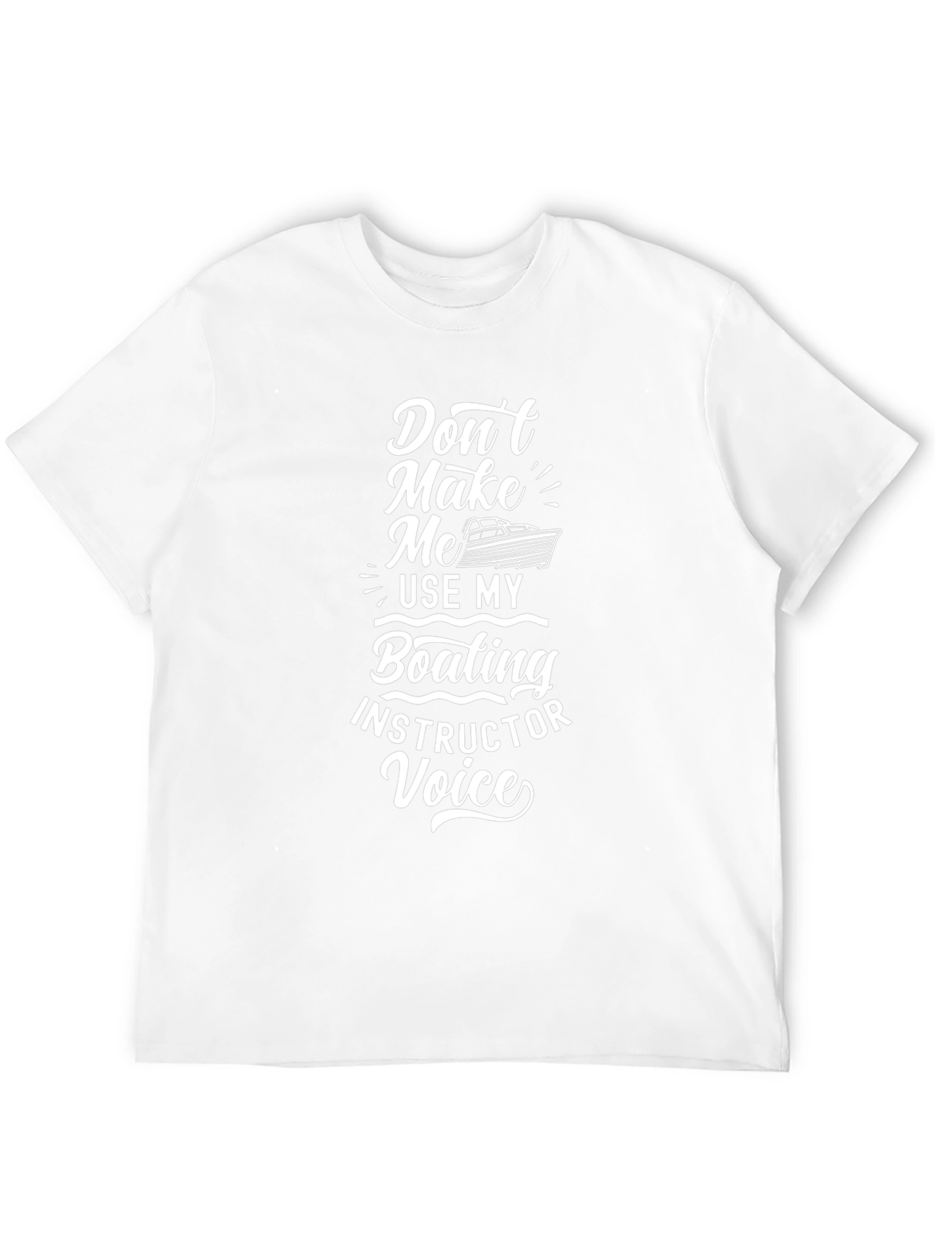 Boating Instructor Voice Graphic Tee - Black