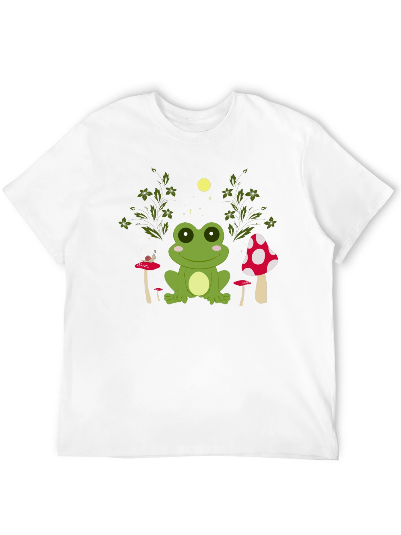 Frog and Mushroom Graphic Tee