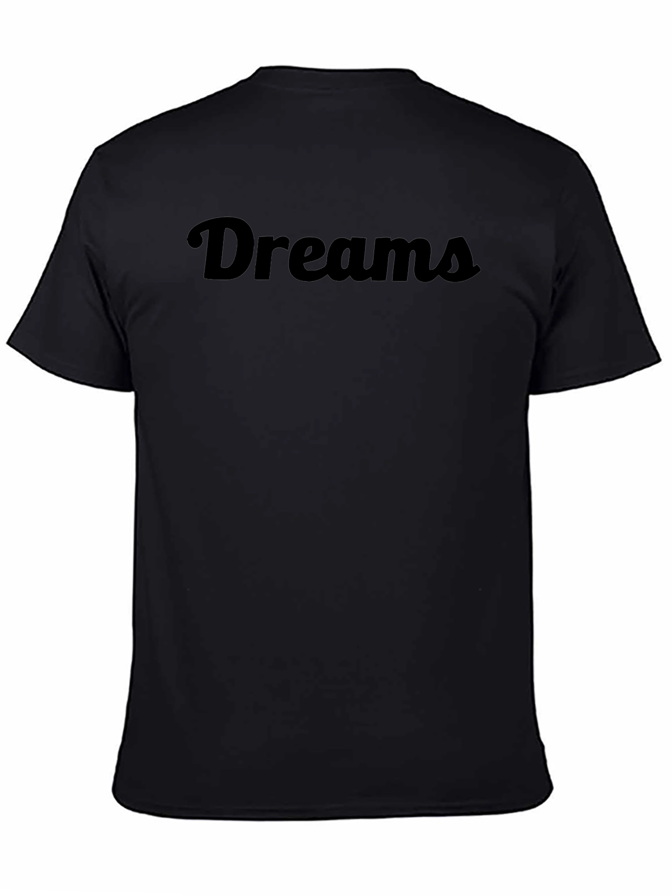 Dreams Black T-Shirt - Casual Comfort