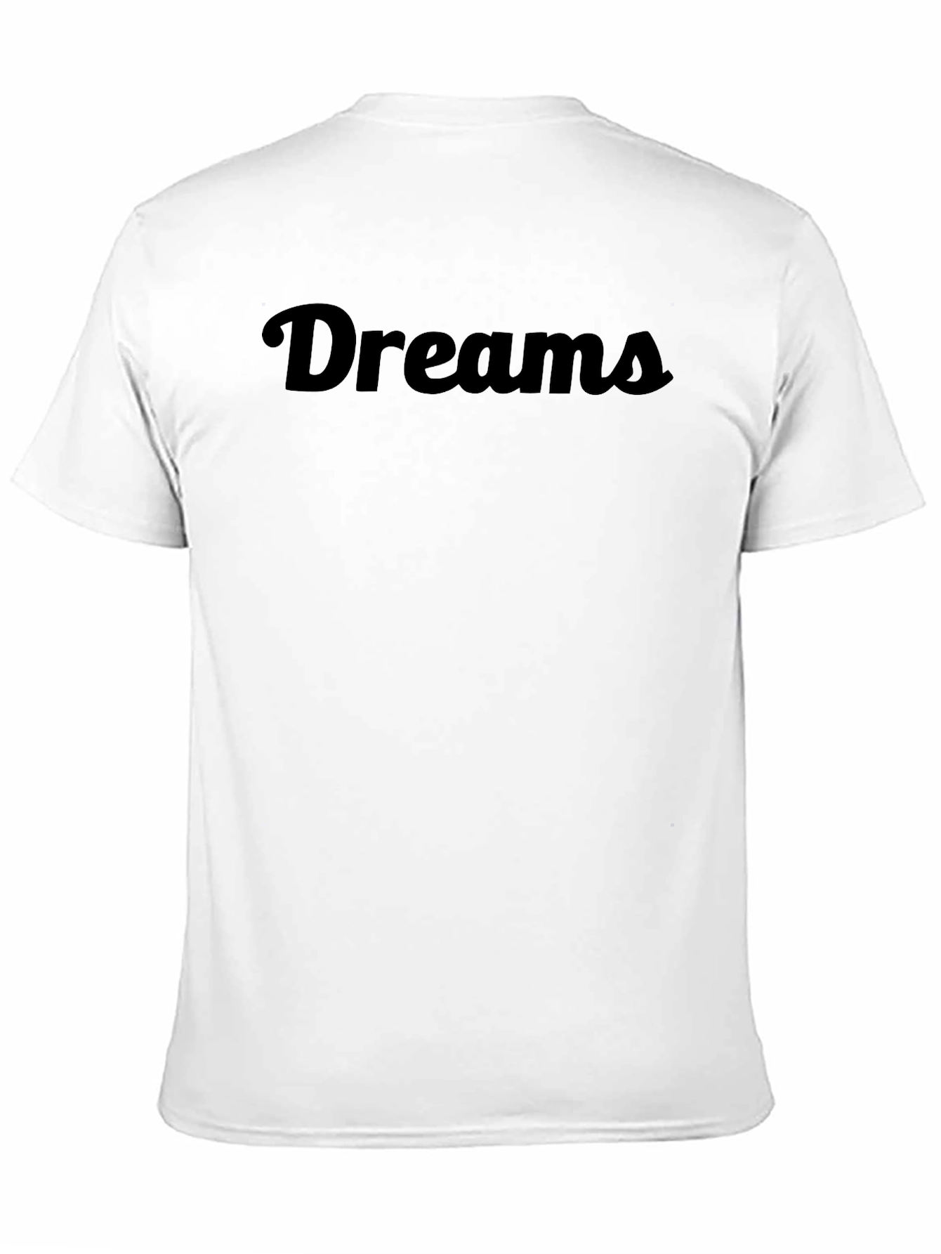 Dreams Black T-Shirt - Casual Comfort