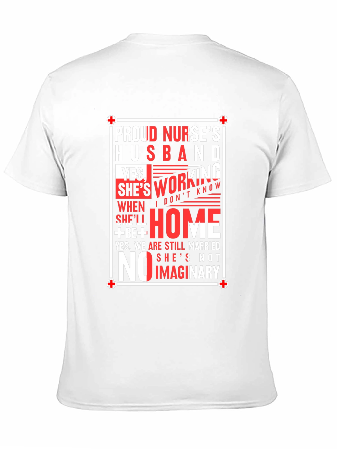 Proud Nurses Husband Graphic Tee