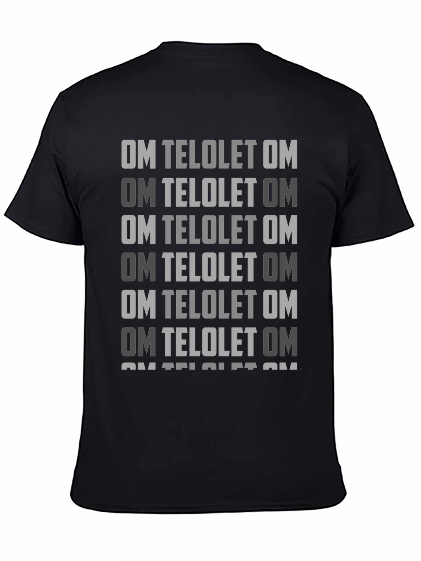 Om Telolet Om Graphic T-Shirt - Trendy Black Tee