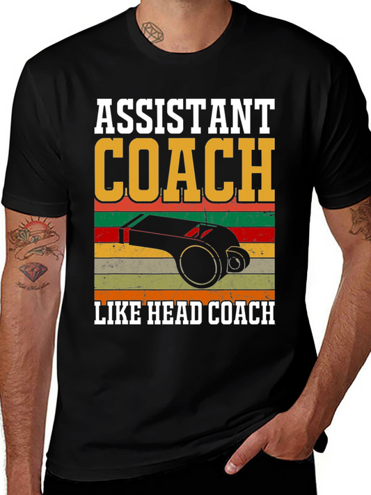 Assistant Coach T-Shirt Funny Coaching Gift Tee