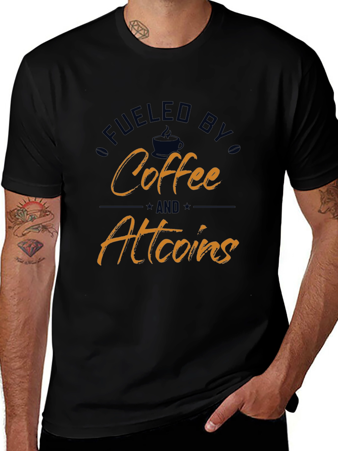 Fueled by Coffee & Altcoins Graphic Tee