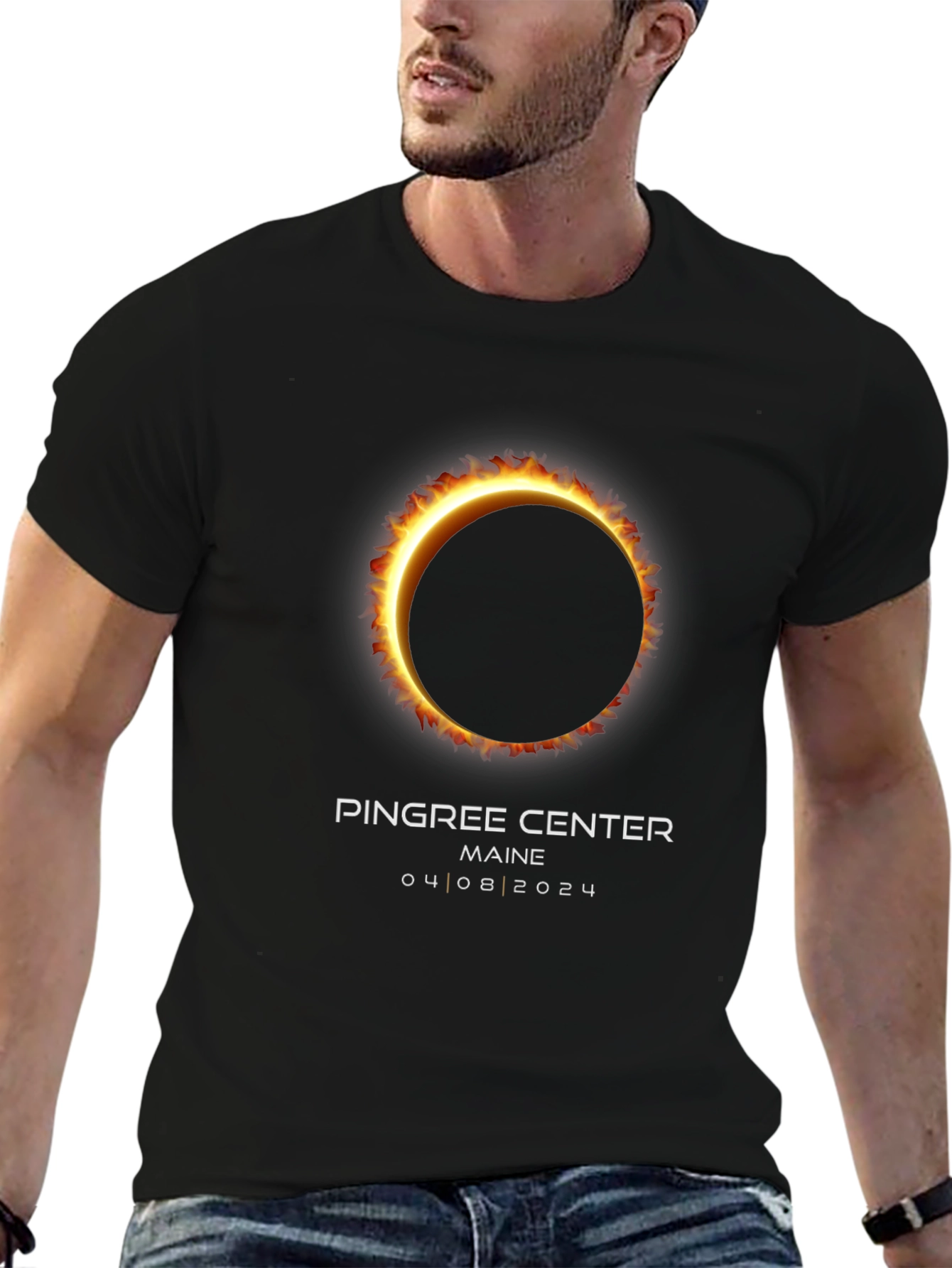 Eclipse 2024 T-Shirt - Pingree Center Maine