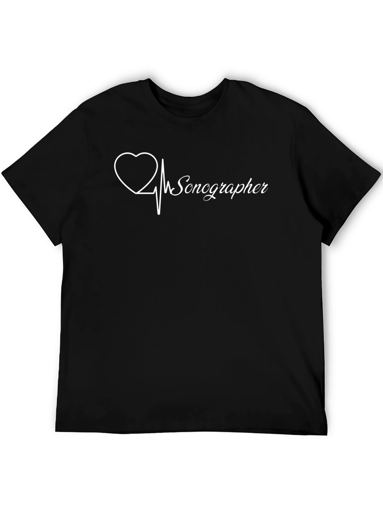 Sonographer Heartbeat T-Shirt - Medical Professional Tee