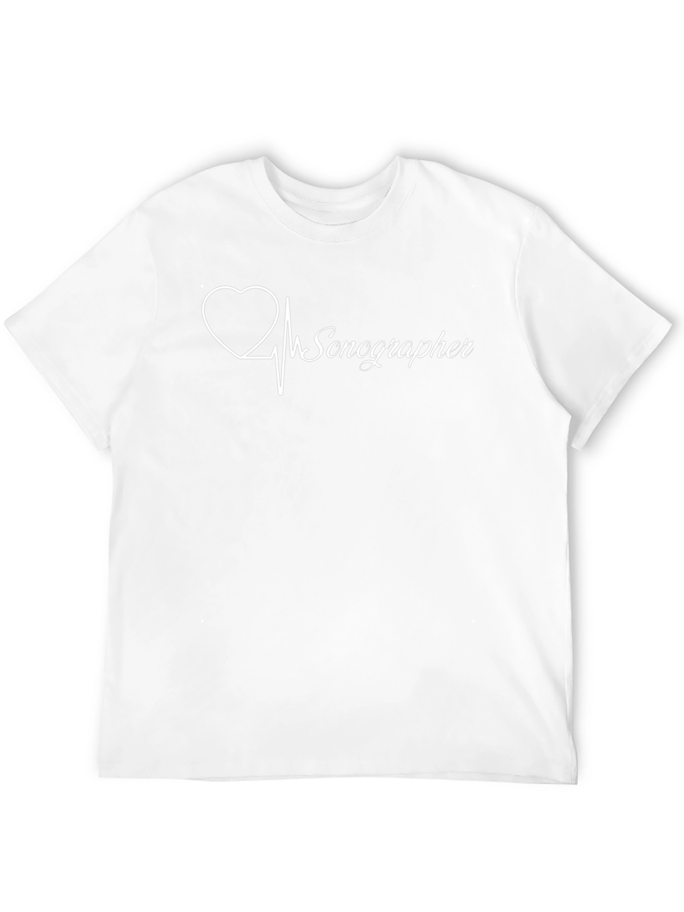 Sonographer Heartbeat T-Shirt - Medical Professional Tee