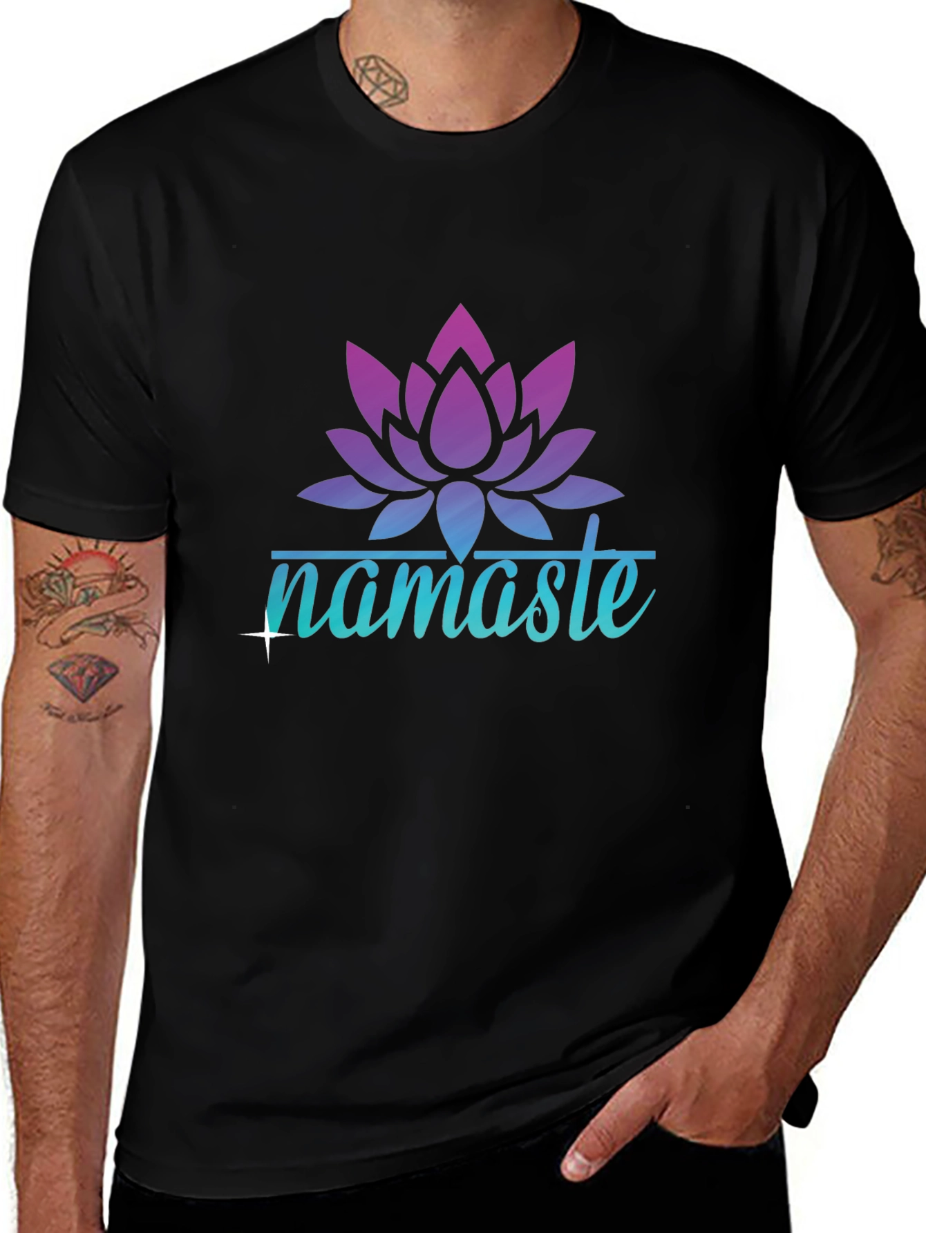 Namaste Lotus Graphic Tee