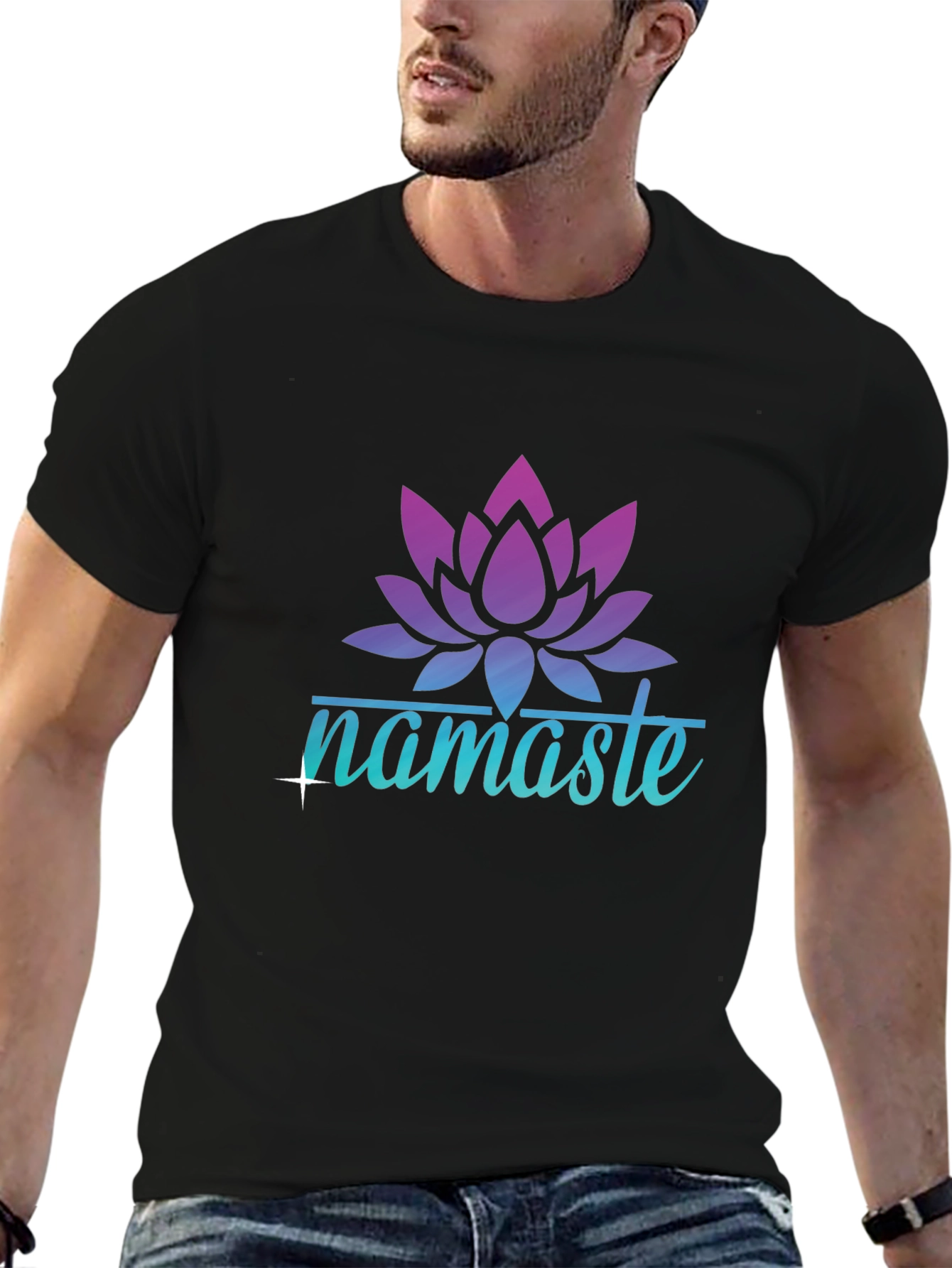 Namaste Lotus Graphic Tee
