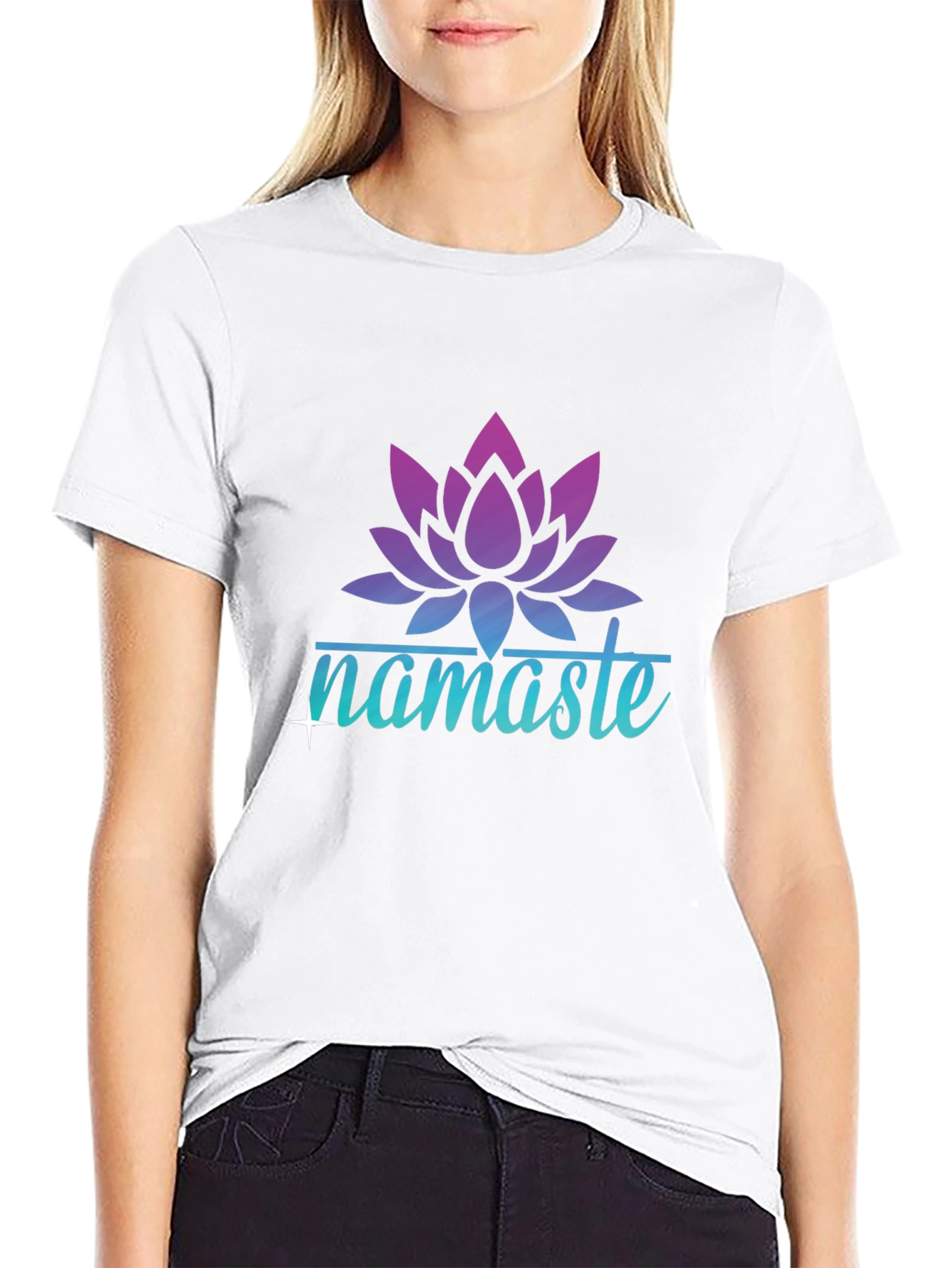 Namaste Lotus Graphic Tee