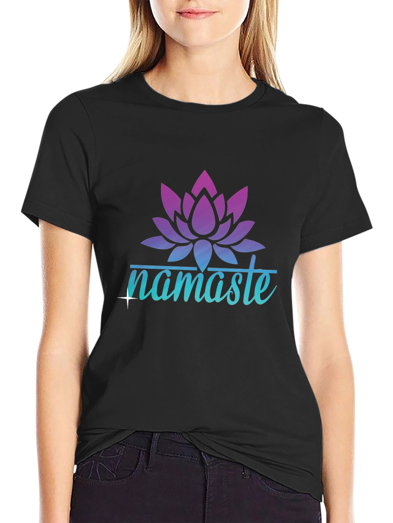 Namaste Lotus Graphic Tee