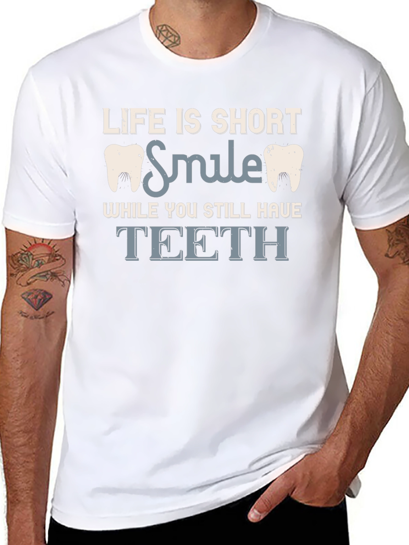 Life is Short Smile T-Shirt