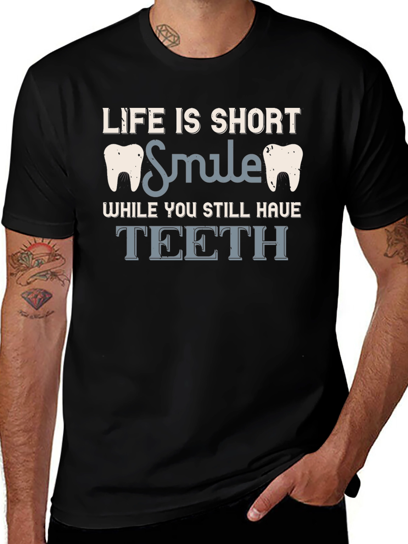 Life is Short Smile T-Shirt