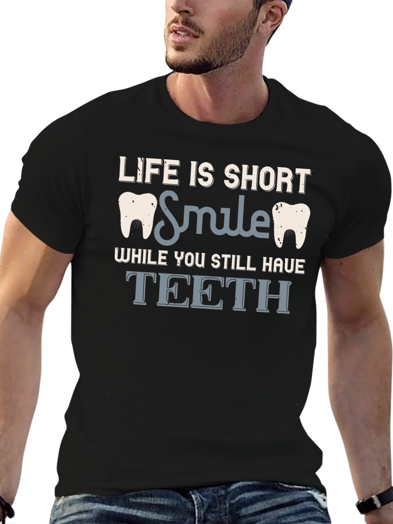 Life is Short Smile T-Shirt