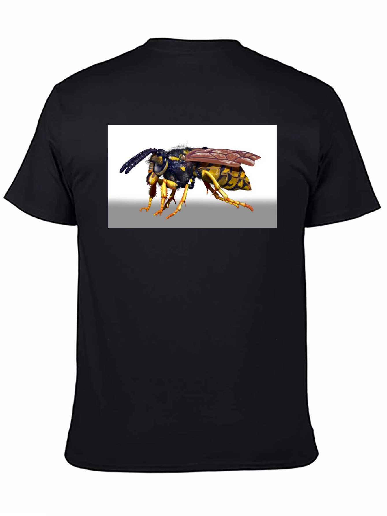 Wasp Graphic T-Shirt - Black Cotton Tee