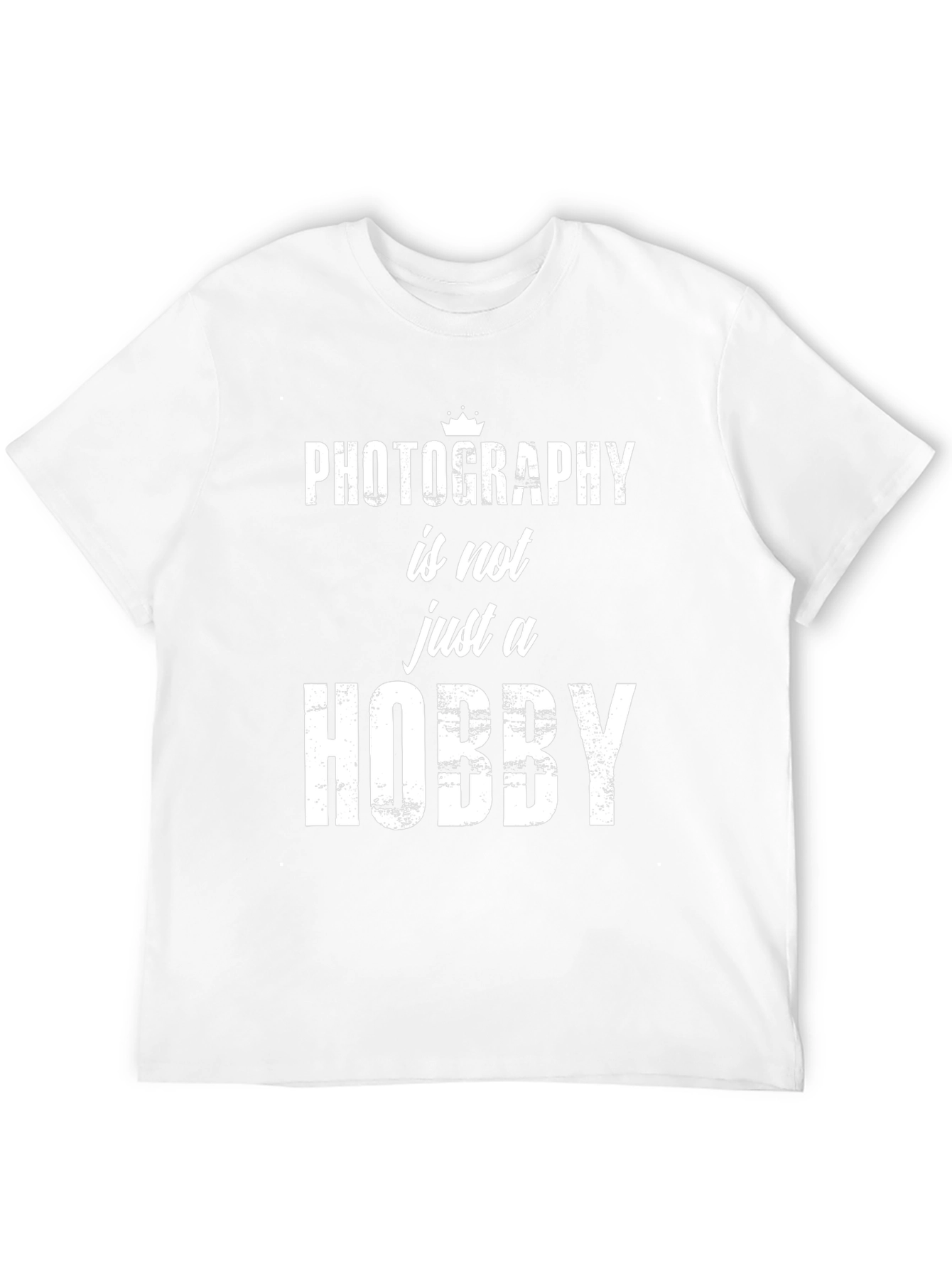 Photography Hobby T-Shirt - Mens Black Graphic Tee
