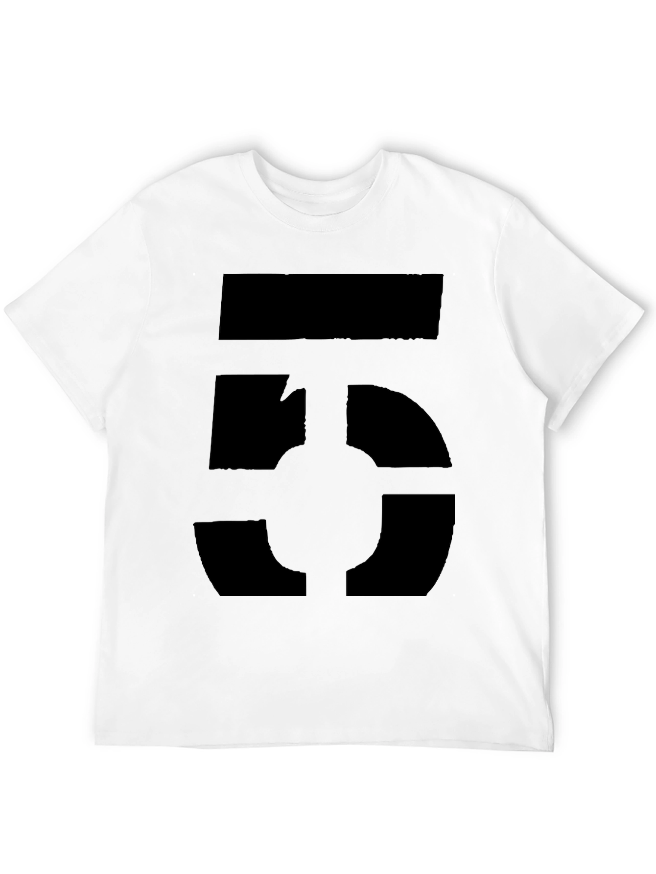 Number 5 Graphic Tee - Modern Casual Style