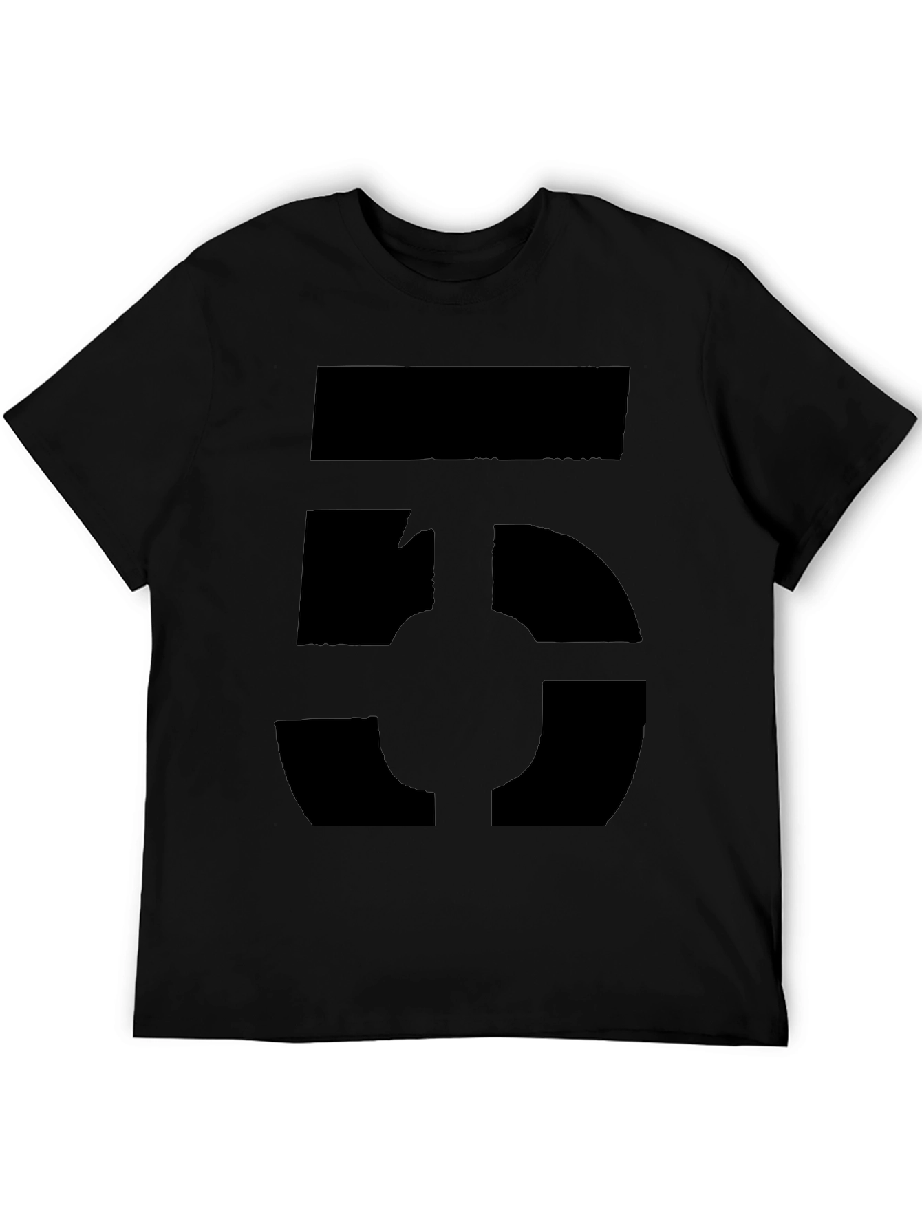 Number 5 Graphic Tee - Modern Casual Style